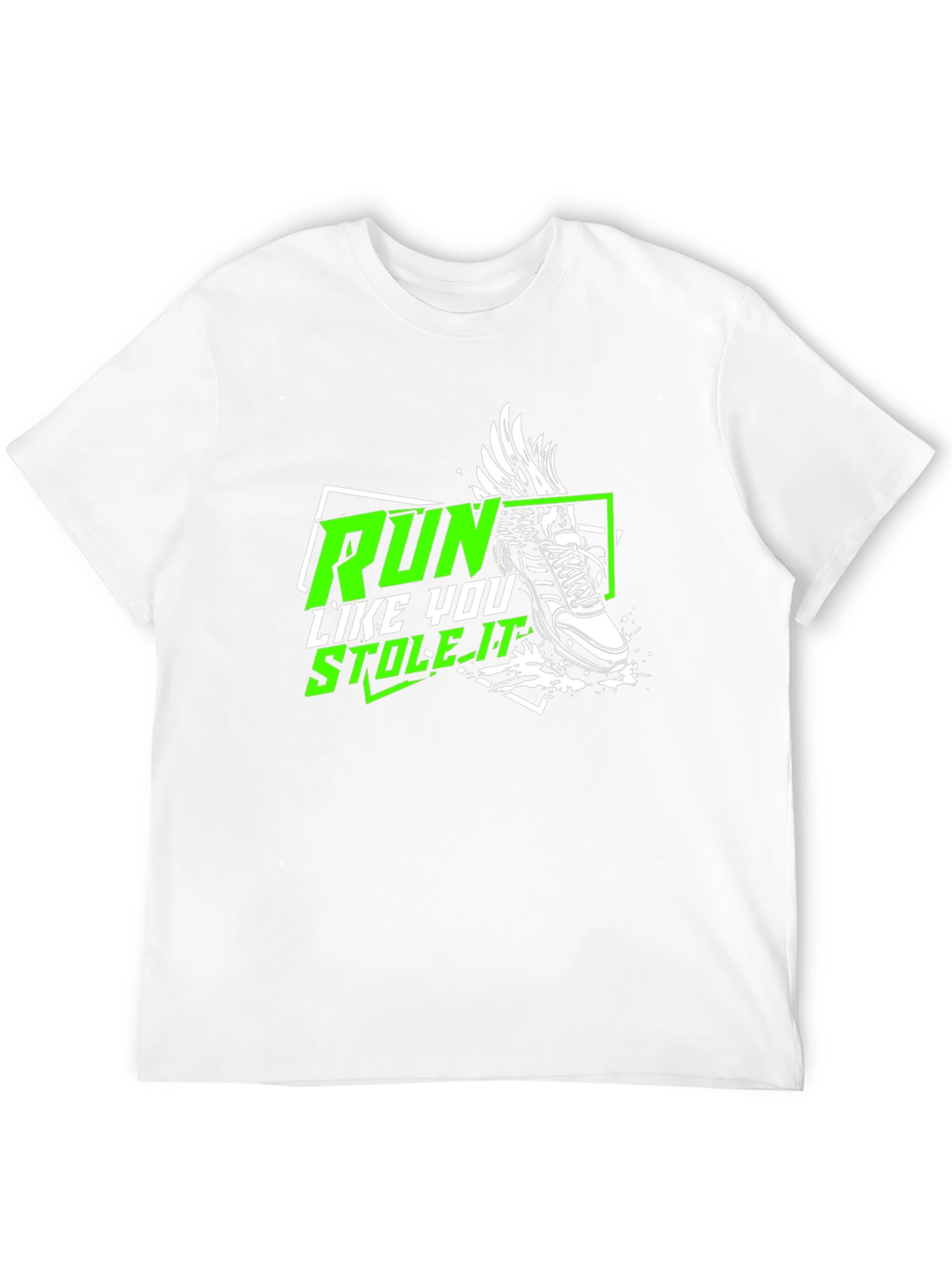 Run Like You Stole It - Black Graphic Tee