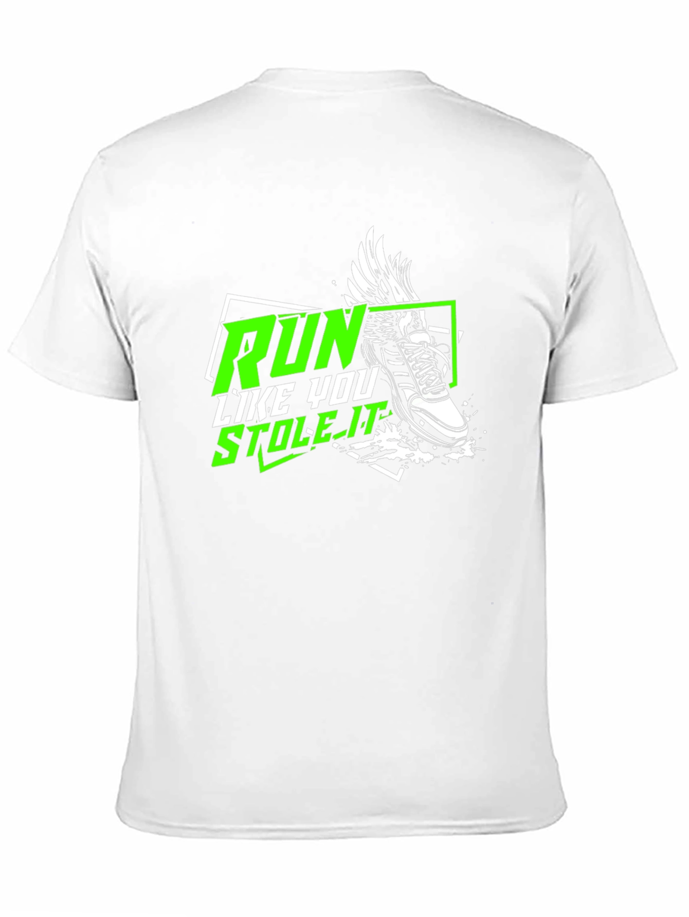 Run Like You Stole It - Black Graphic Tee