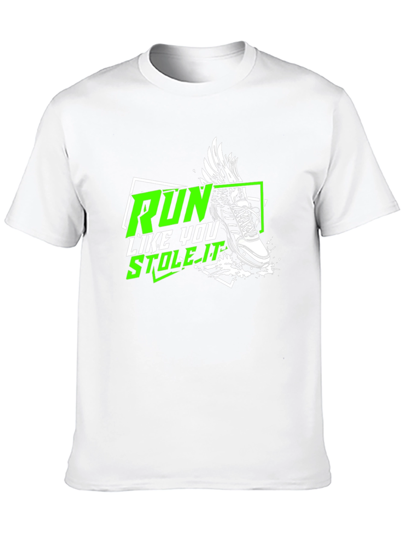 Run Like You Stole It - Black Graphic Tee