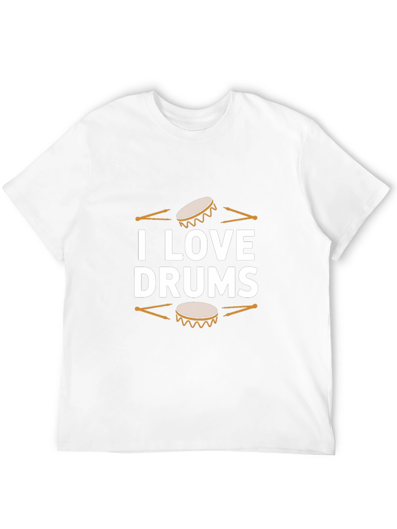 I Love Drums T-Shirt - Musicians Tee