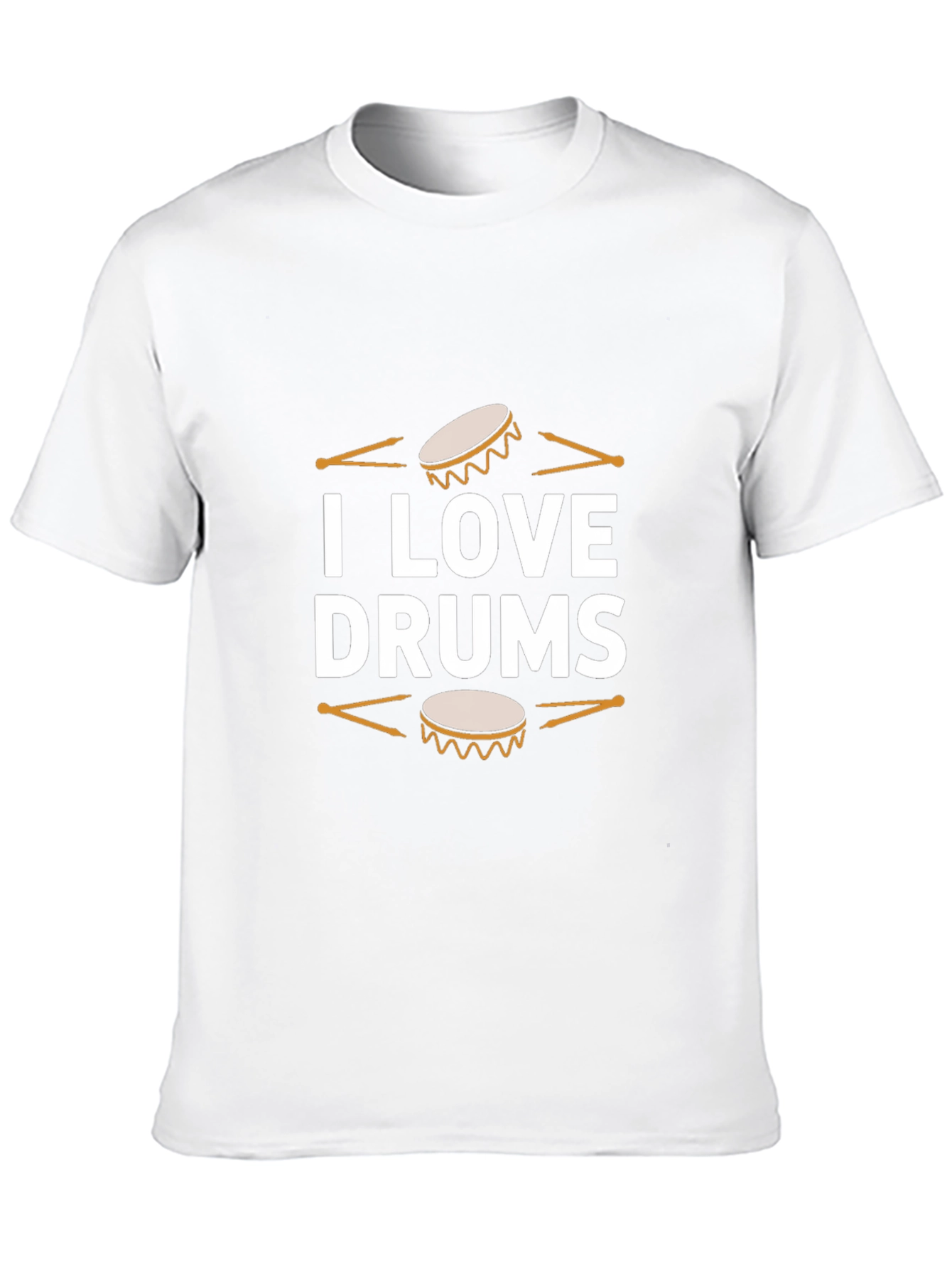 I Love Drums T-Shirt - Musicians Tee