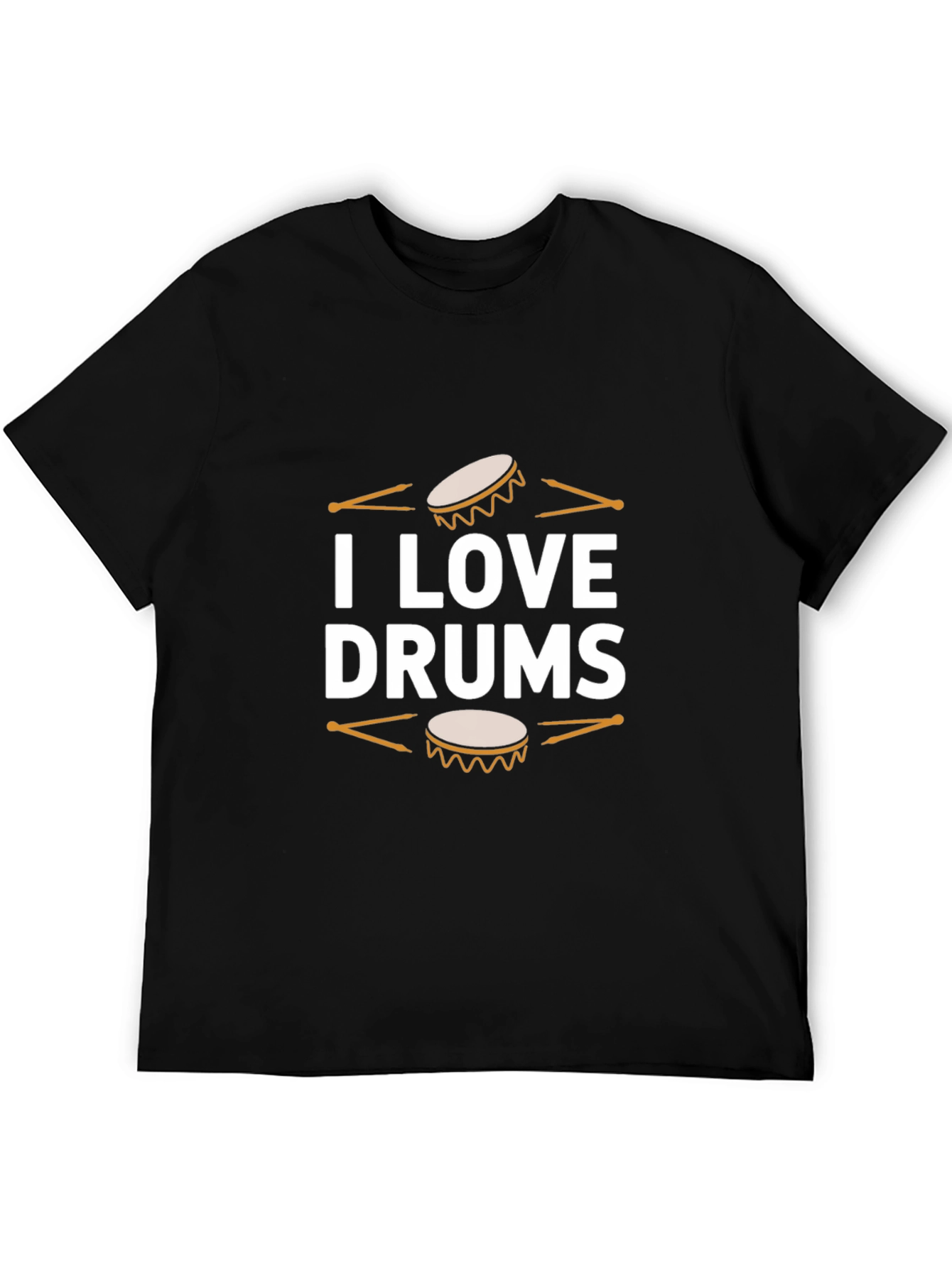 I Love Drums T-Shirt - Musicians Tee