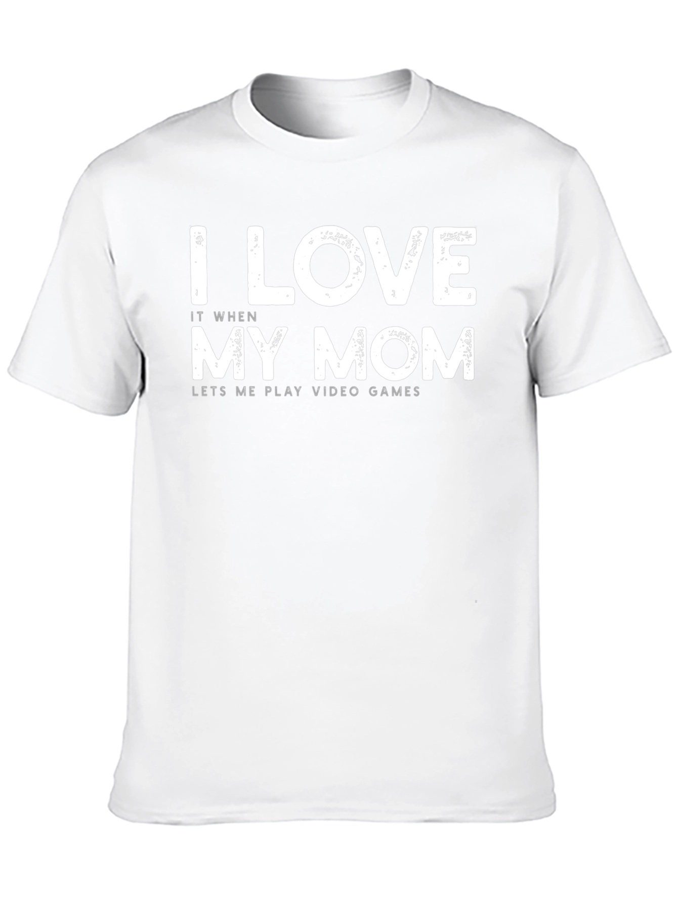 I Love My Mom Video Game T-Shirt - Black
