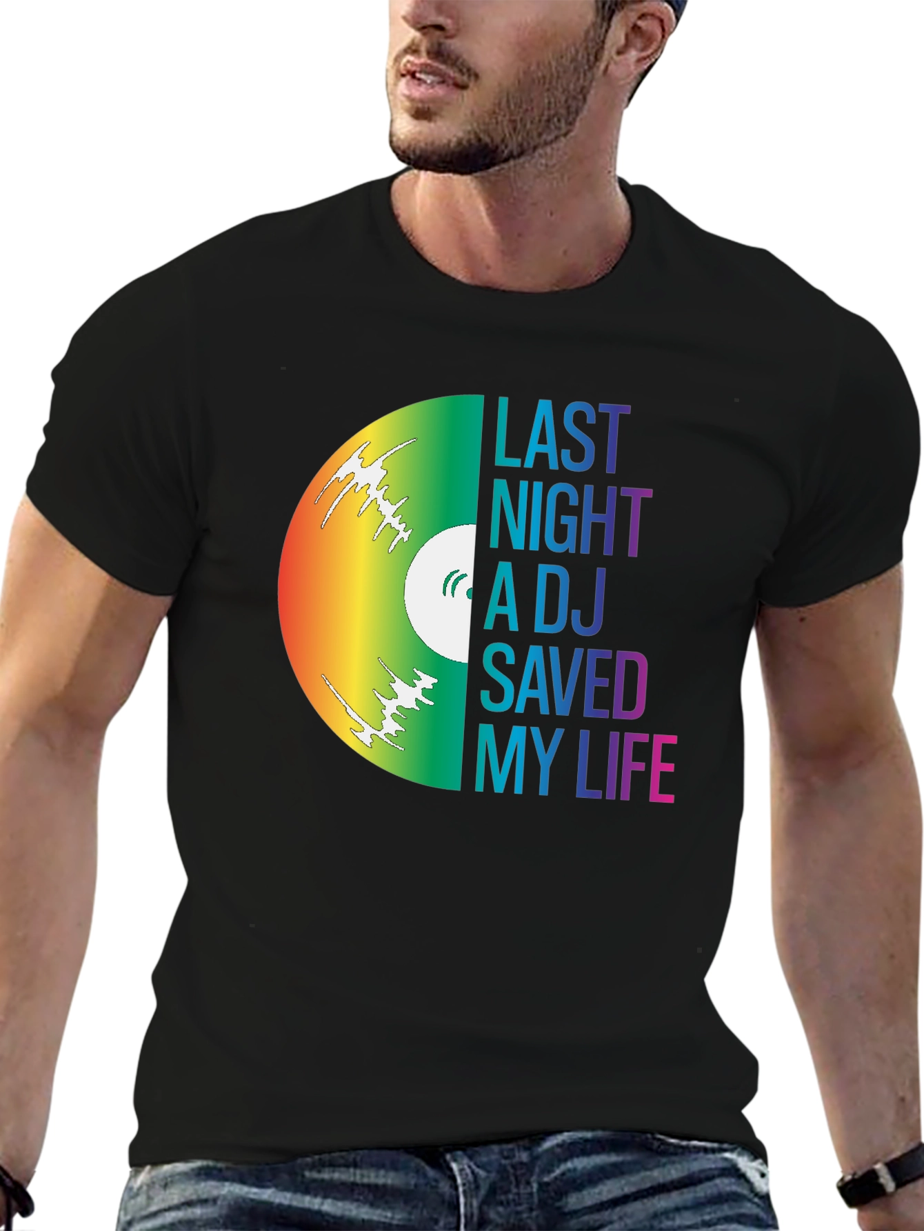 Last Night A DJ Saved My Life Graphic Tee