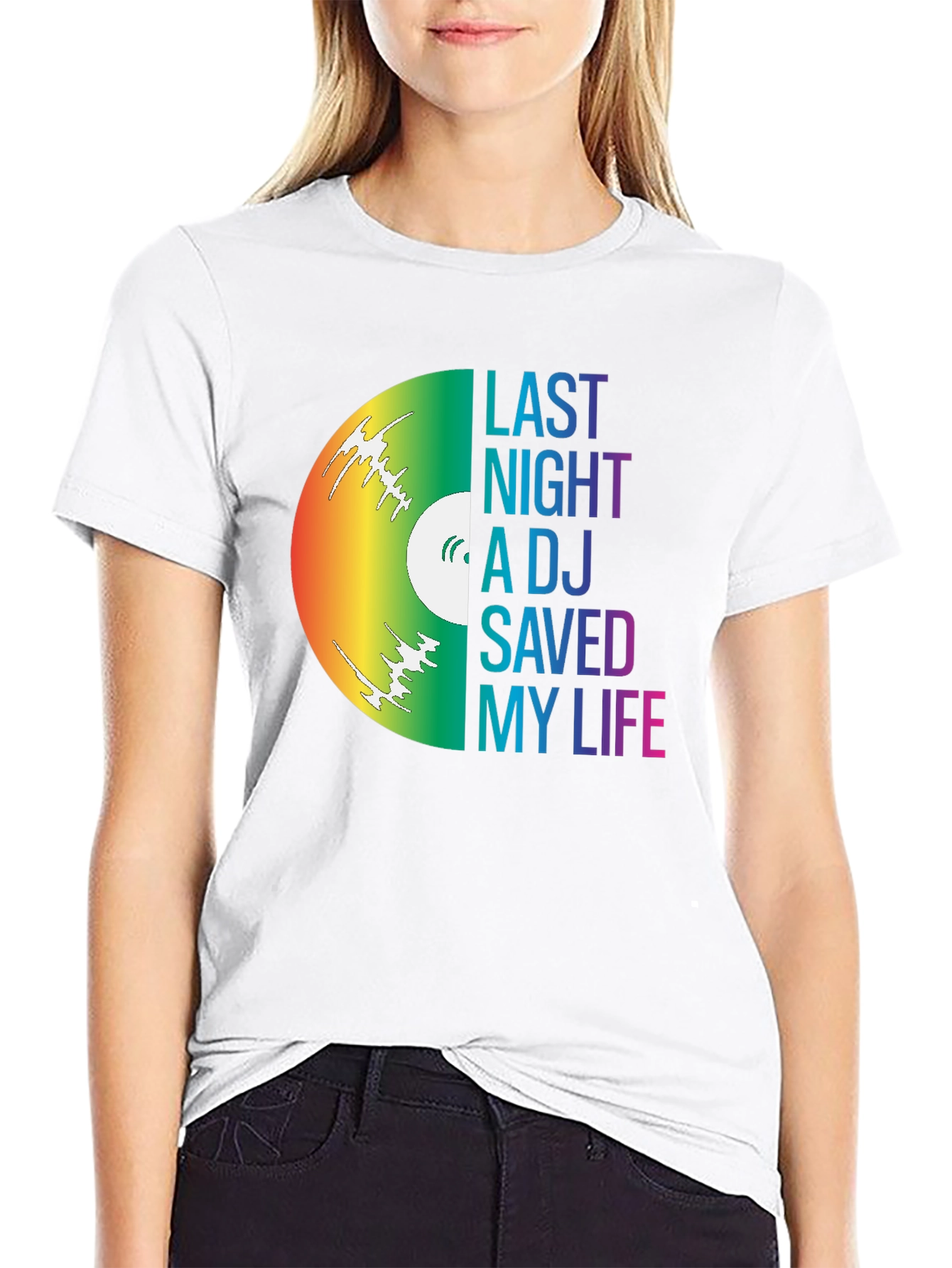 Last Night A DJ Saved My Life Graphic Tee