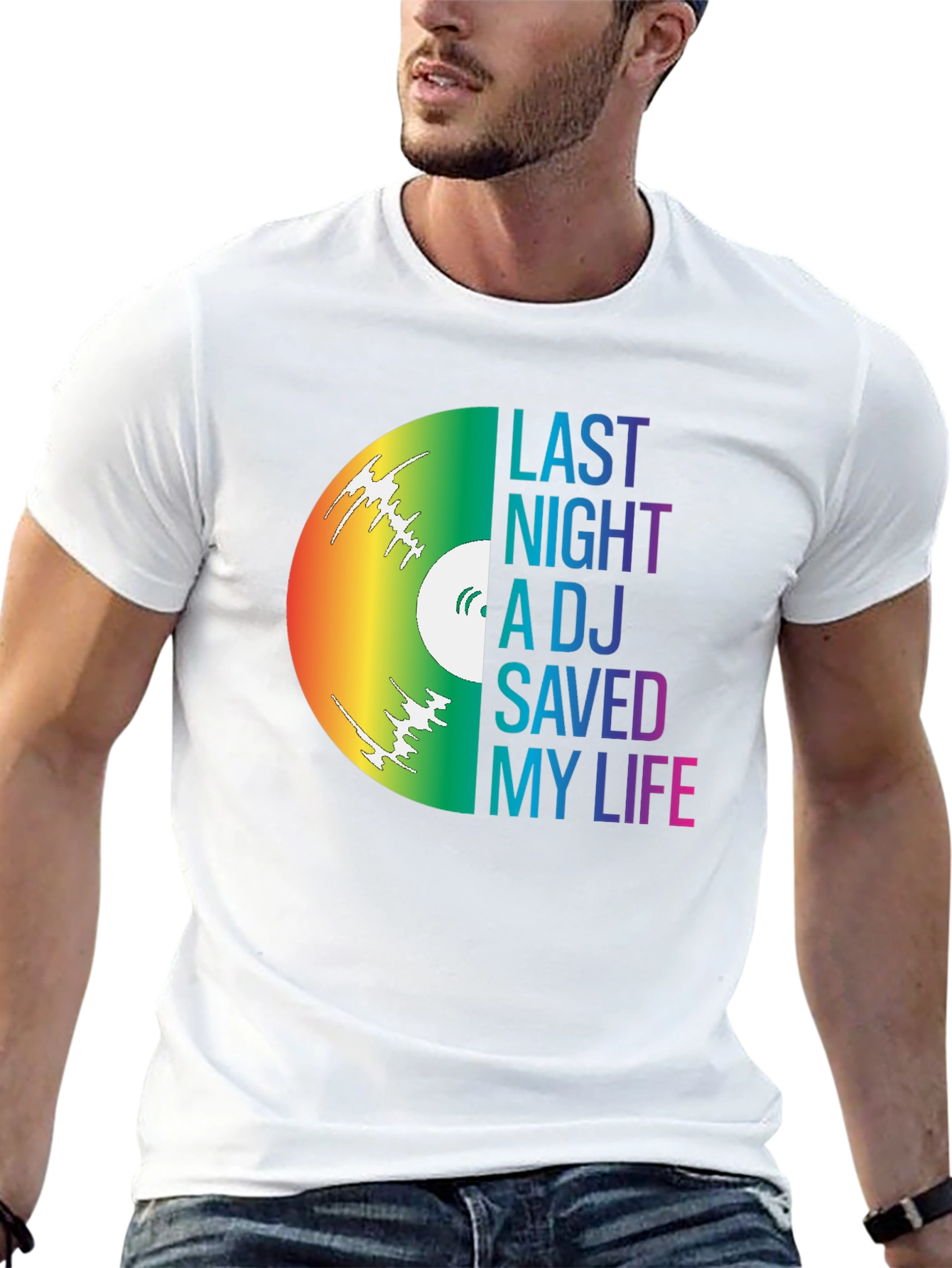 Last Night A DJ Saved My Life Graphic Tee