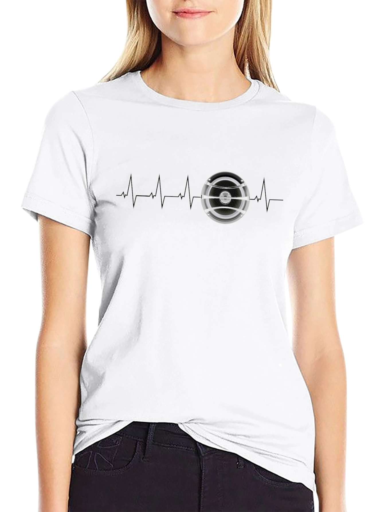 Speaker Heartbeat Graphic Tee