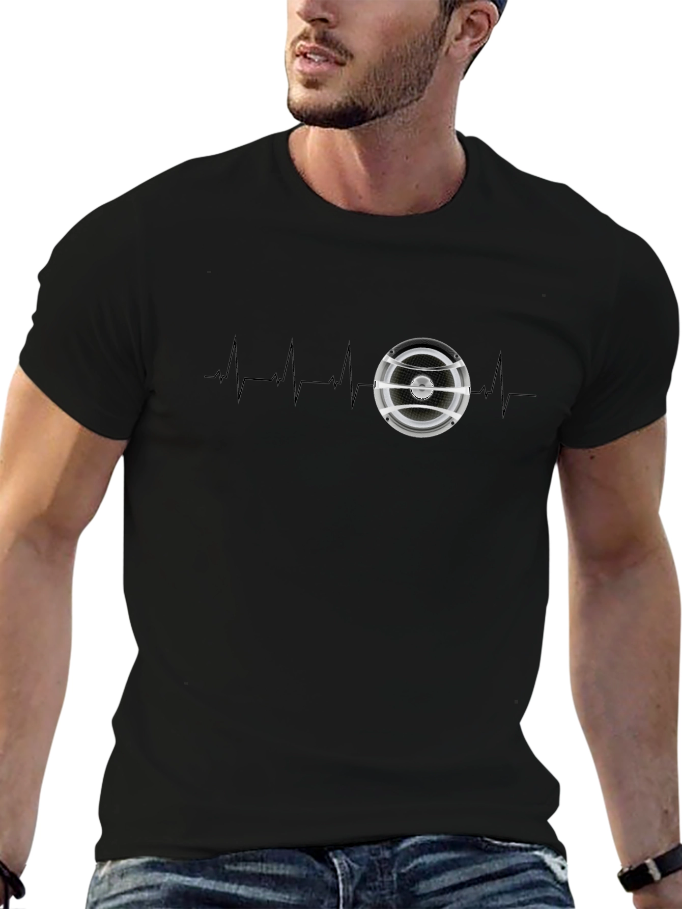 Speaker Heartbeat Graphic Tee