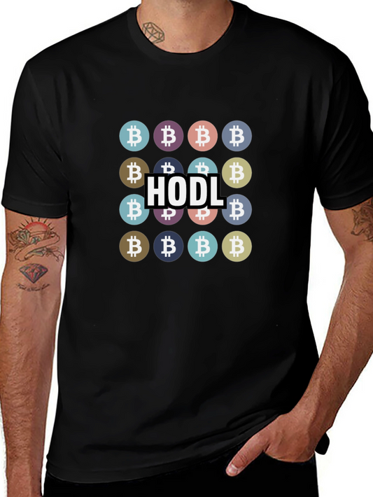 HODL Bitcoin Graphic Tee - Crypto Investor T-Shirt
