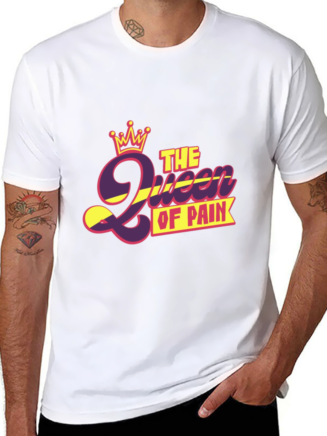 Queen of Pain Black Graphic Tee