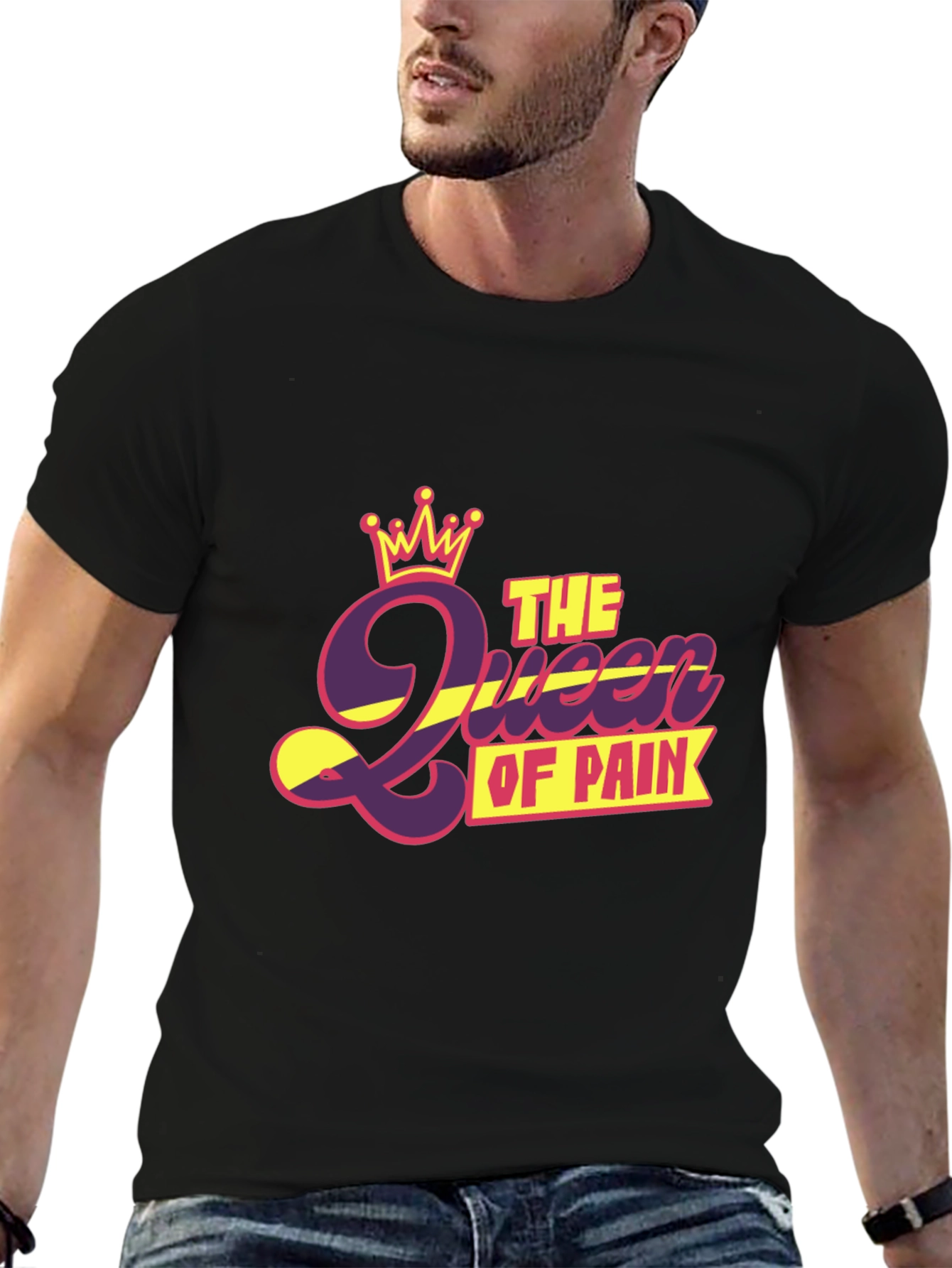 Queen of Pain Black Graphic Tee