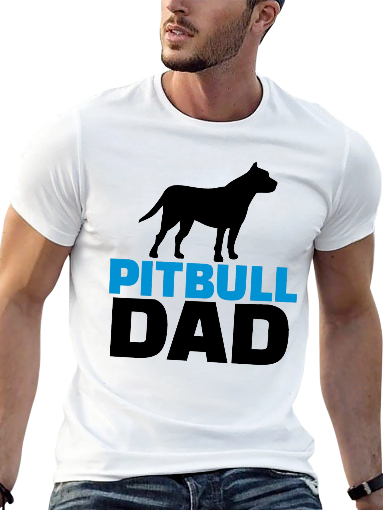 Pitbull Dad T-Shirt - Dog Lover Tee