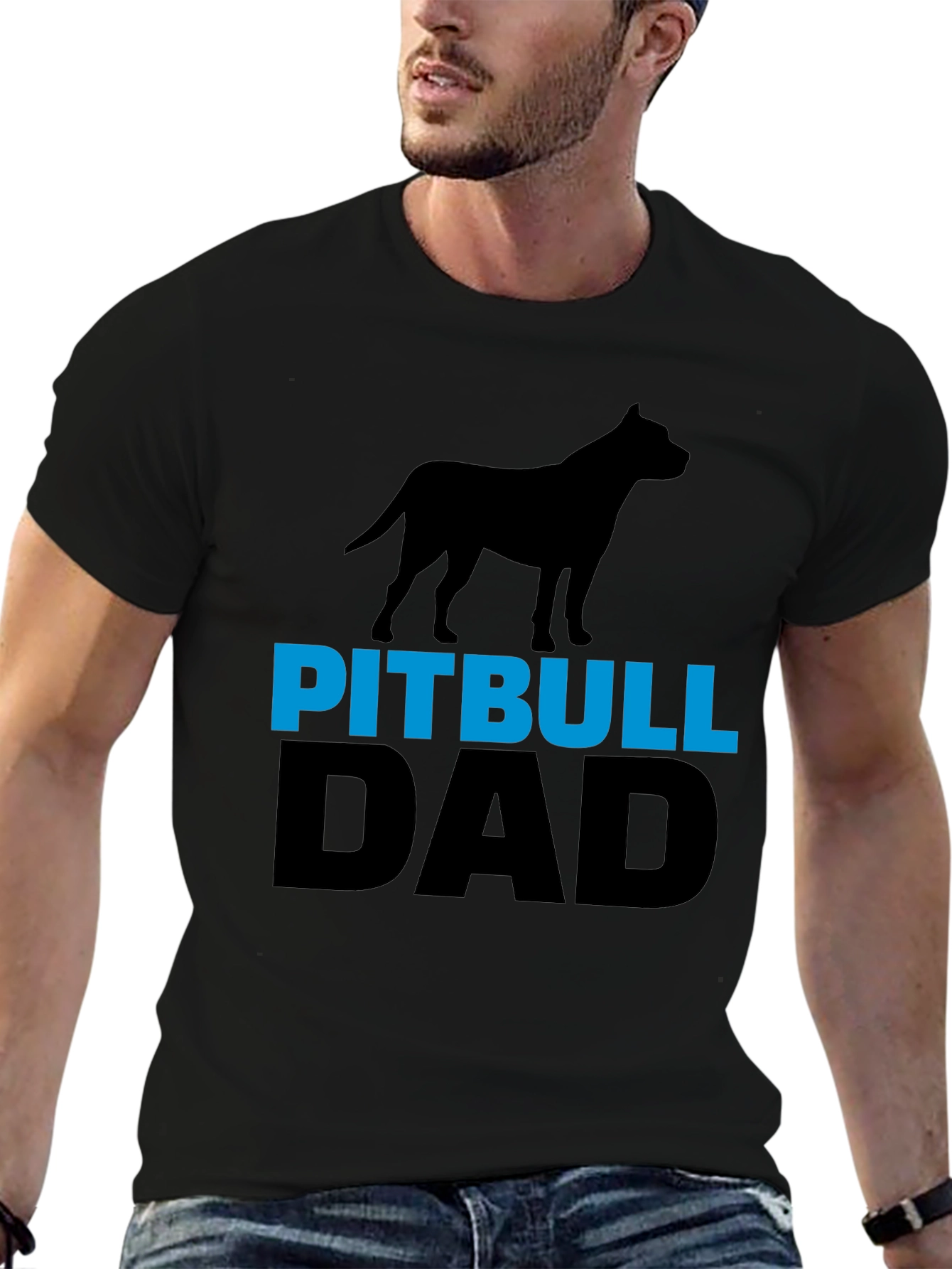 Pitbull Dad T-Shirt - Dog Lover Tee