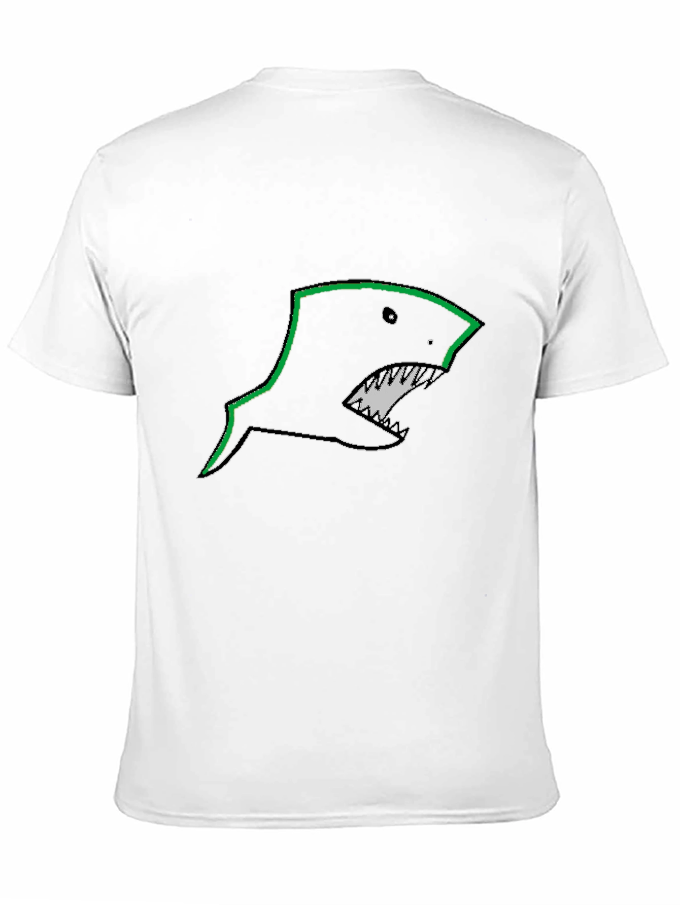 Black Shark Graphic Tee - Edgy Style