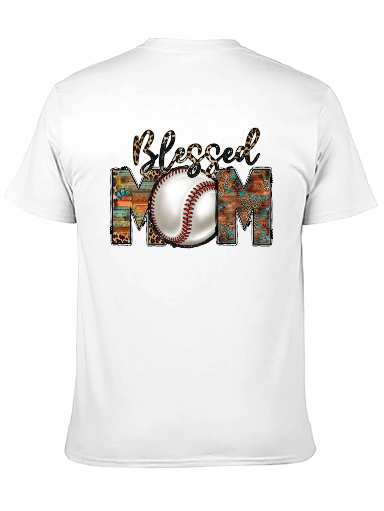 Blessed Mom Baseball T-Shirt