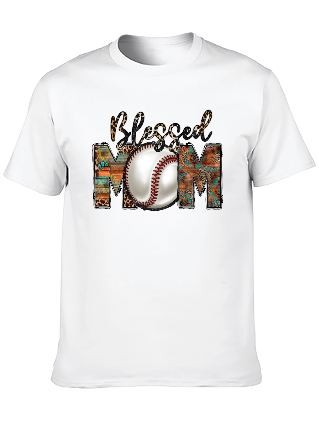 Blessed Mom Baseball T-Shirt