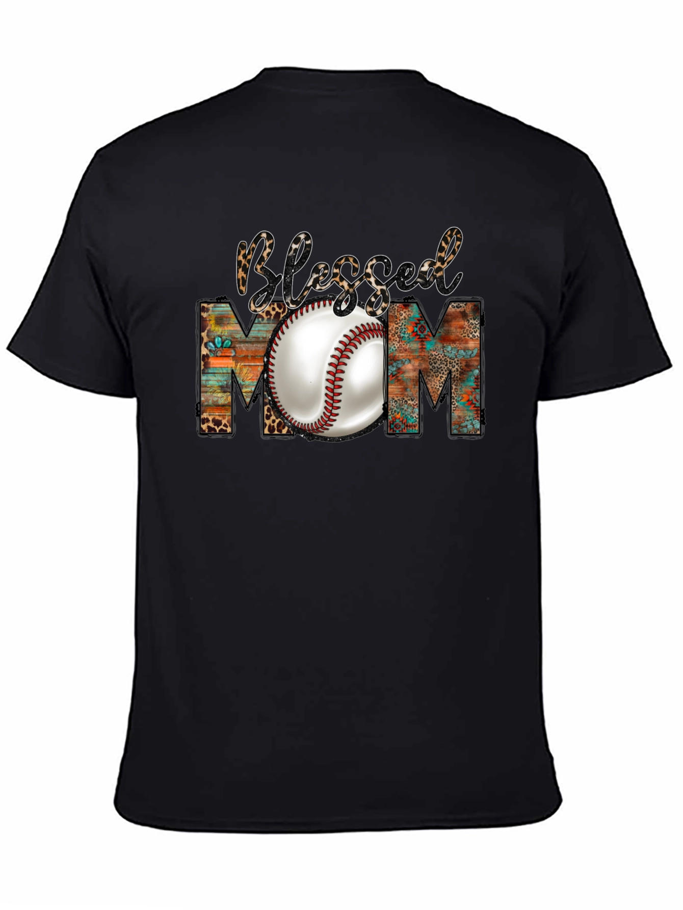 Blessed Mom Baseball T-Shirt