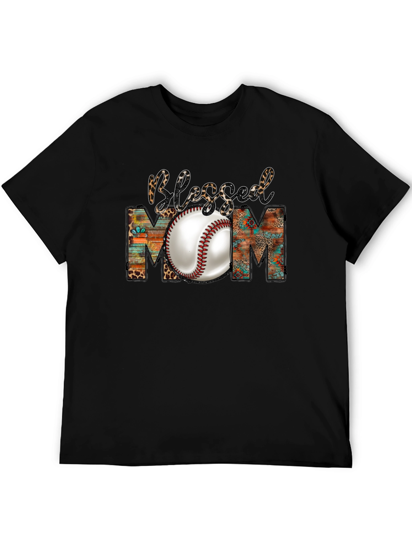 Blessed Mom Baseball T-Shirt
