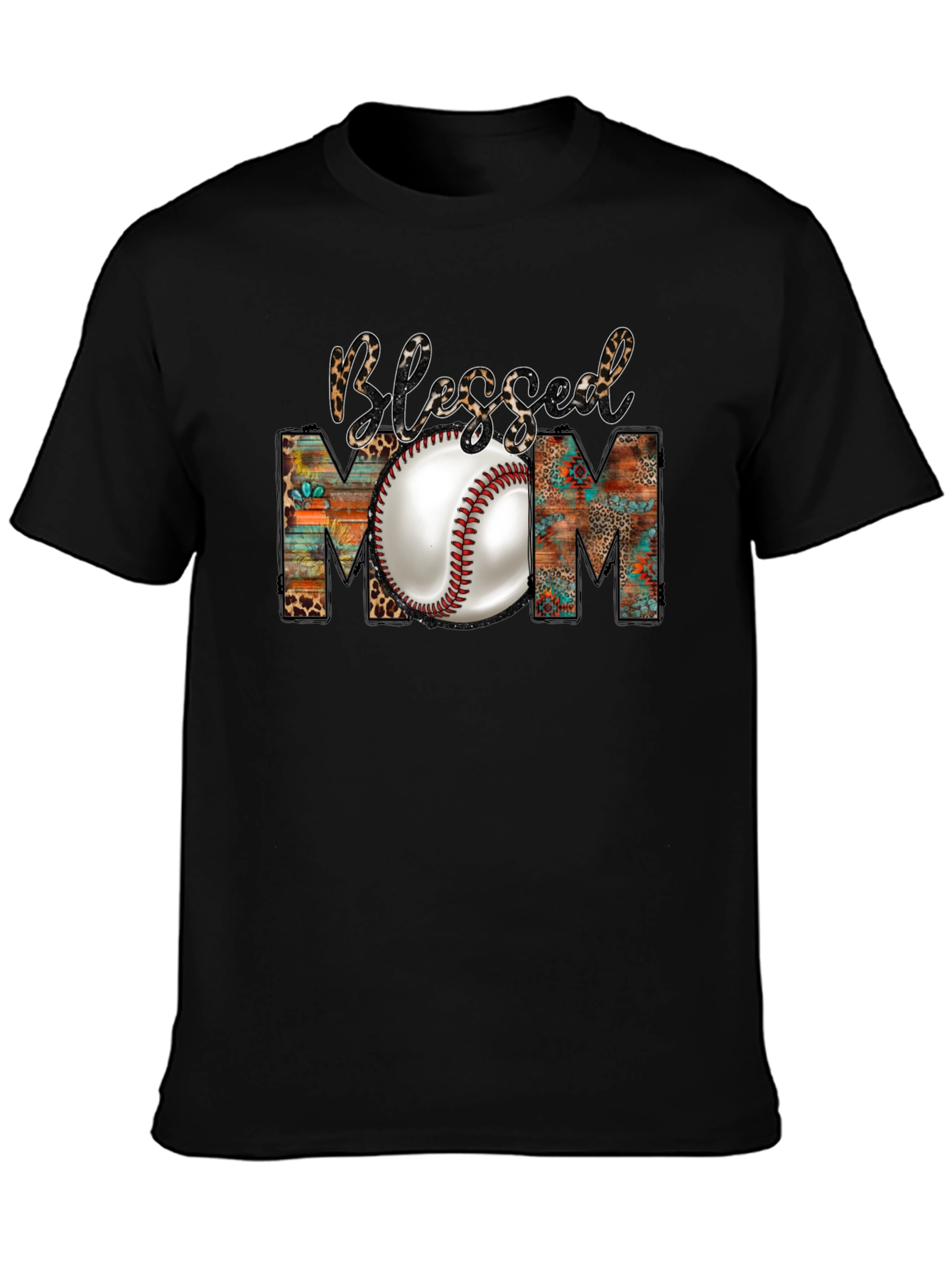 Blessed Mom Baseball T-Shirt