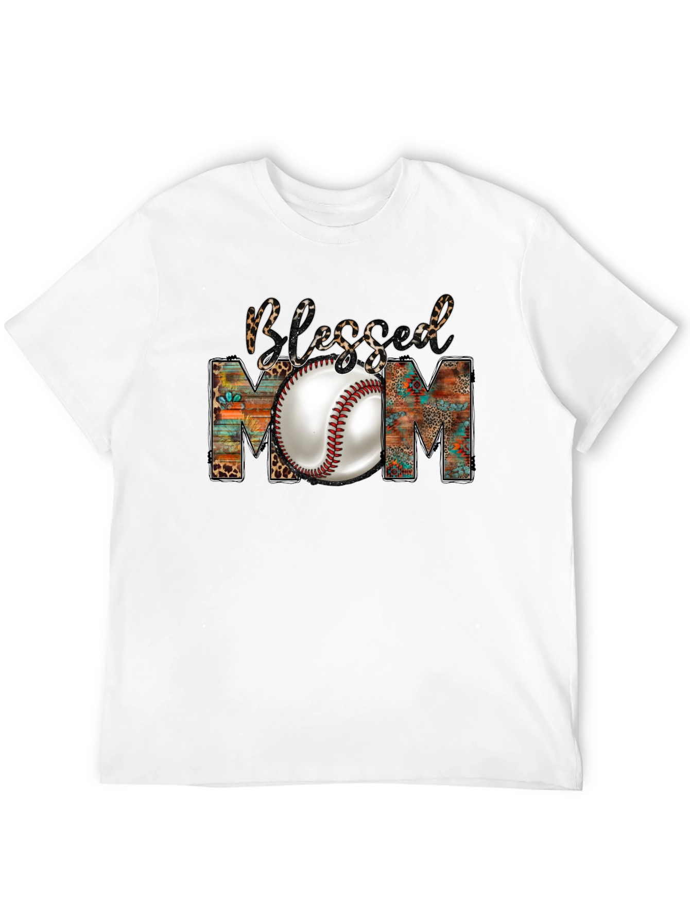 Blessed Mom Baseball T-Shirt