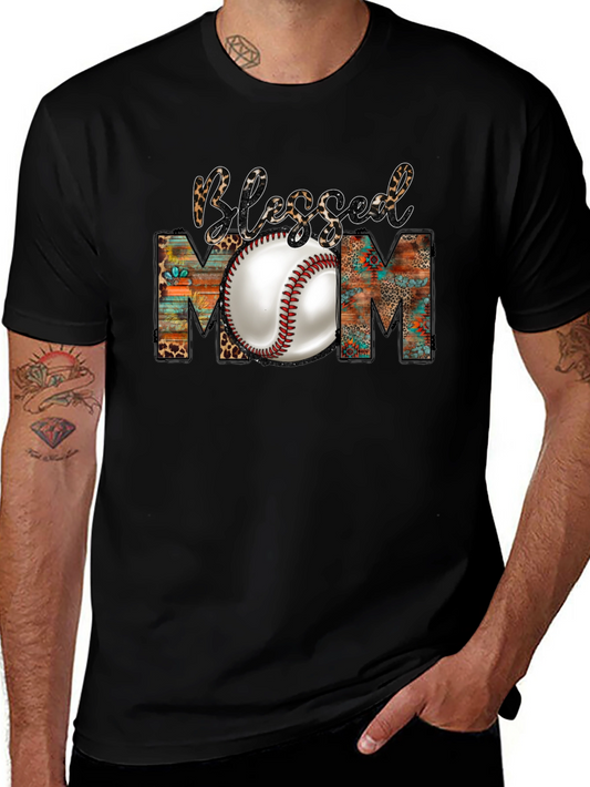 Blessed Mom Baseball T-Shirt