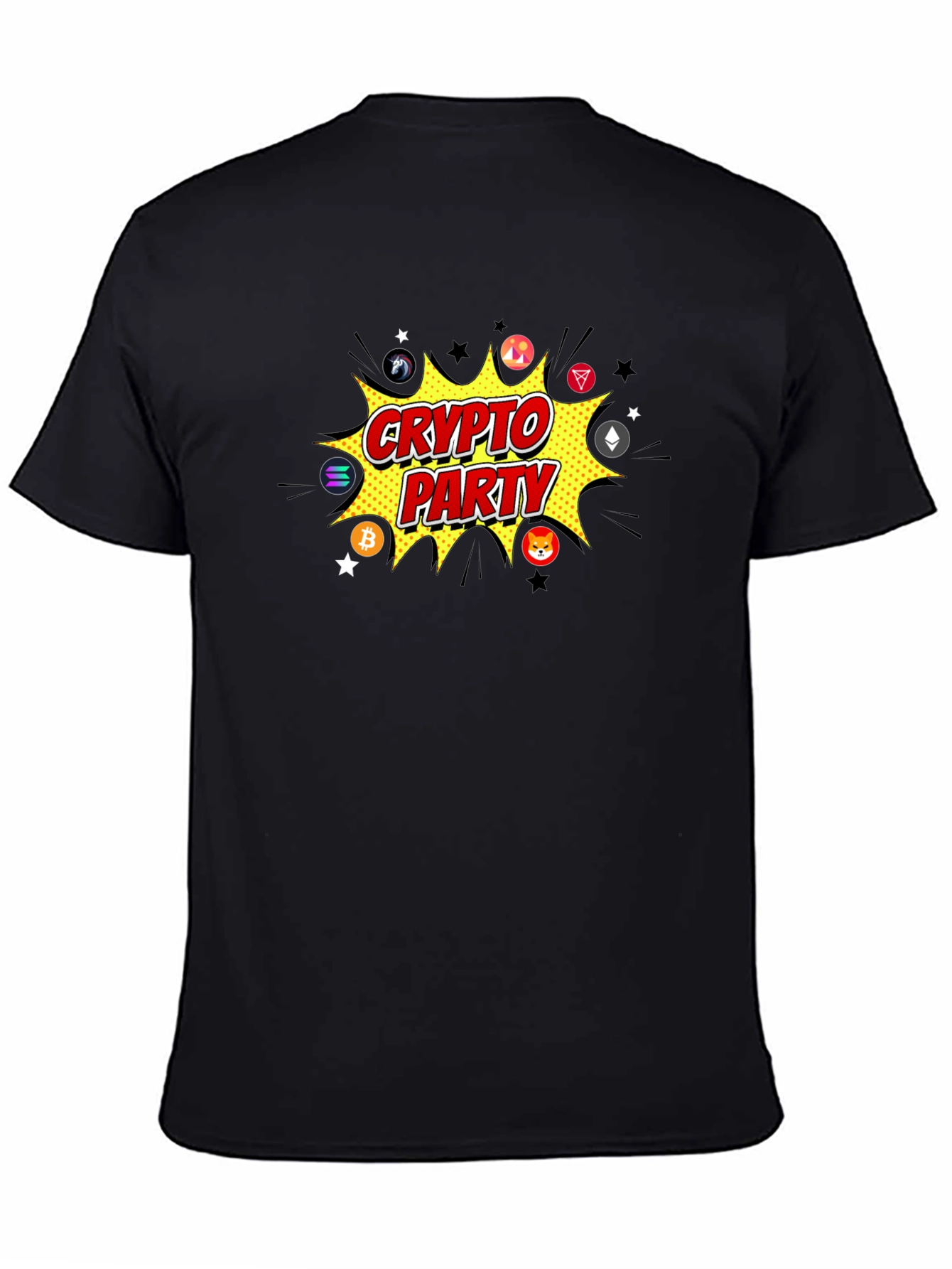Crypto Party Black T-Shirt