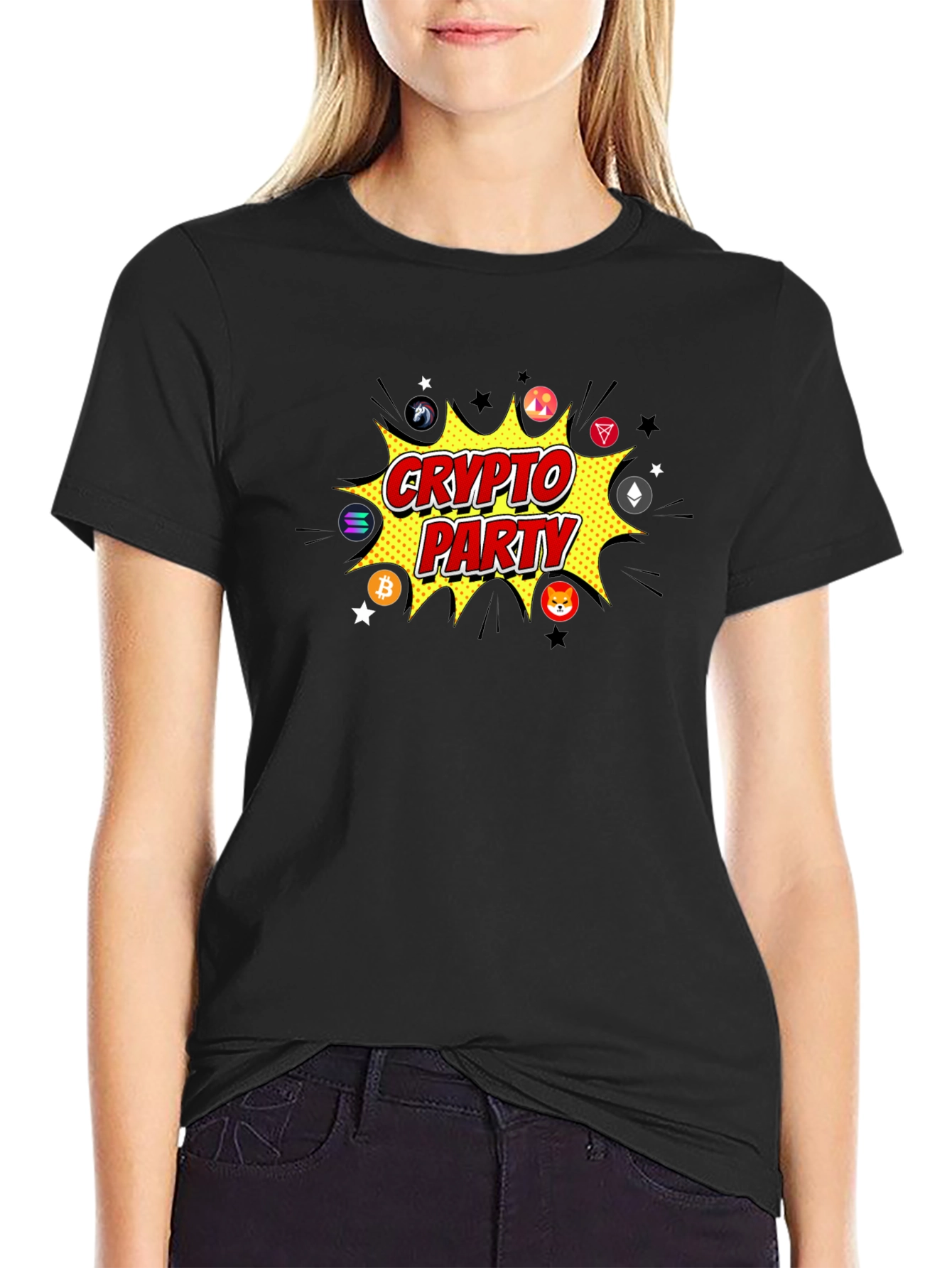 Crypto Party Black T-Shirt