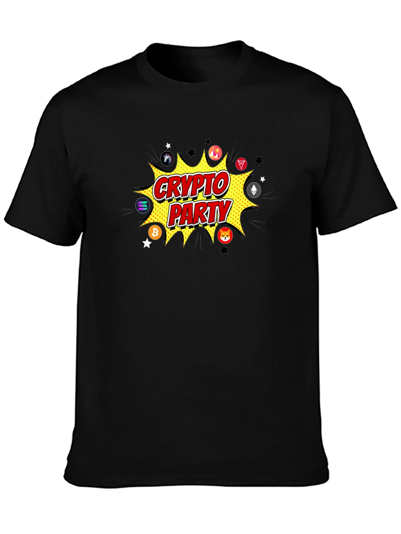 Crypto Party Black T-Shirt