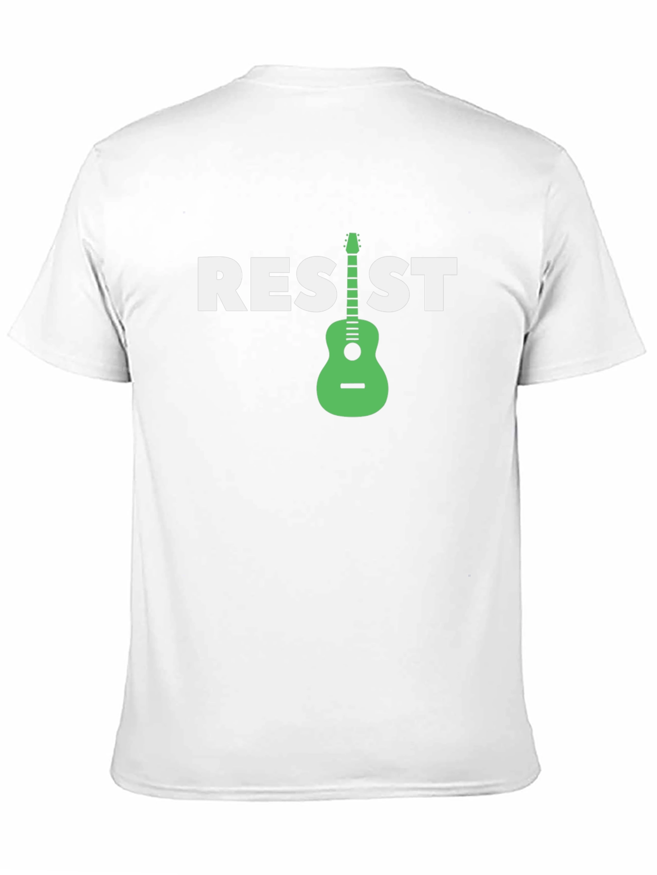 Resist Graphic T-Shirt with Guitar