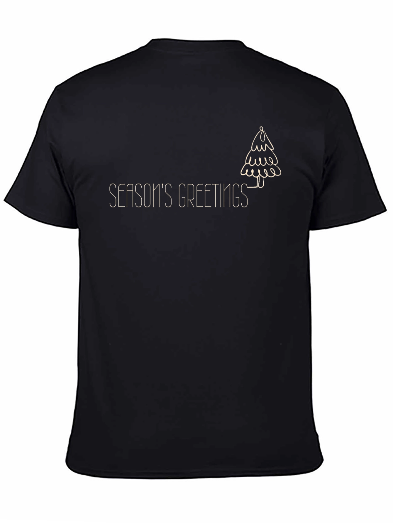 Seasons Greetings Tree Graphic Tee