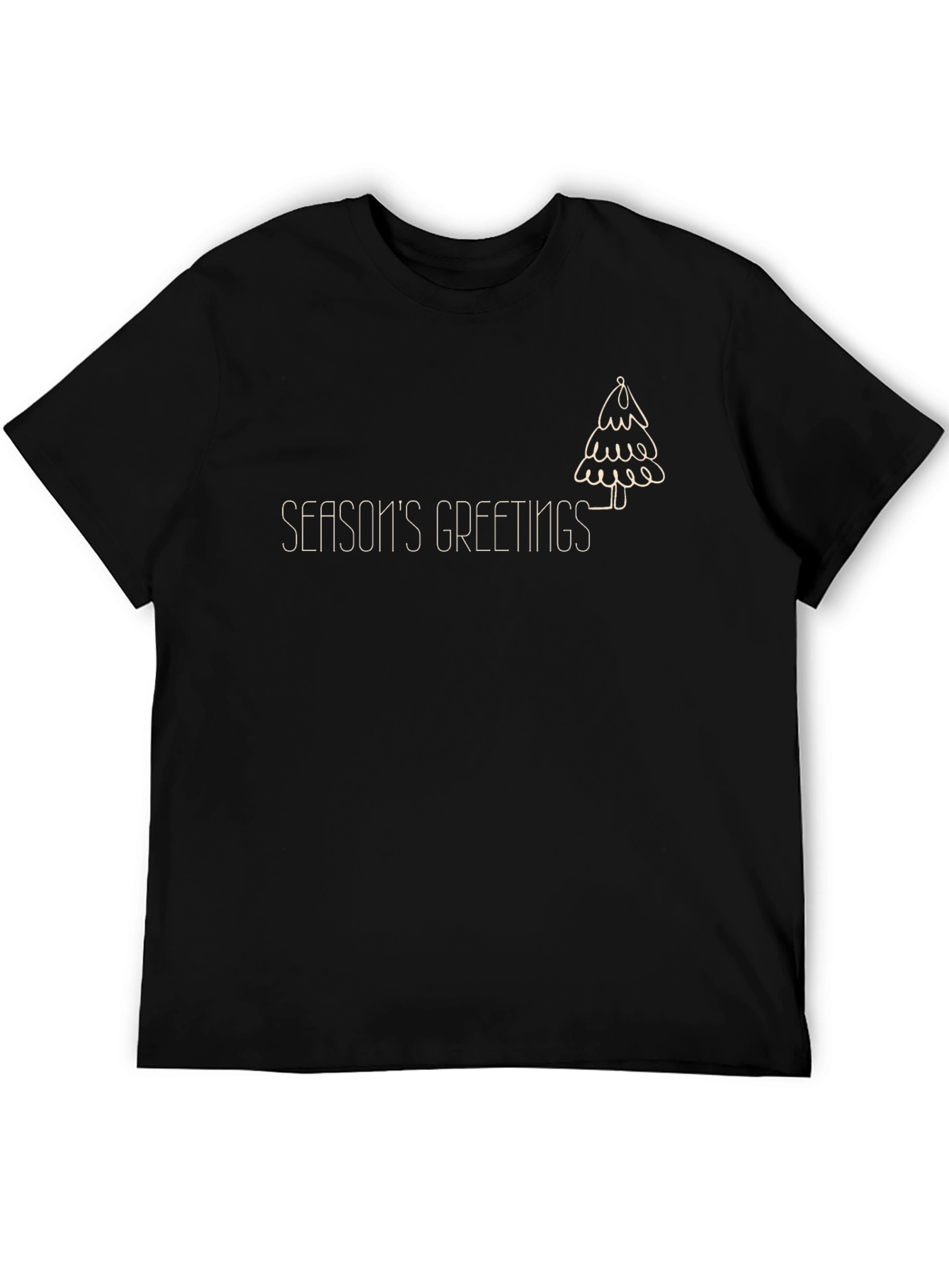 Seasons Greetings Tree Graphic Tee