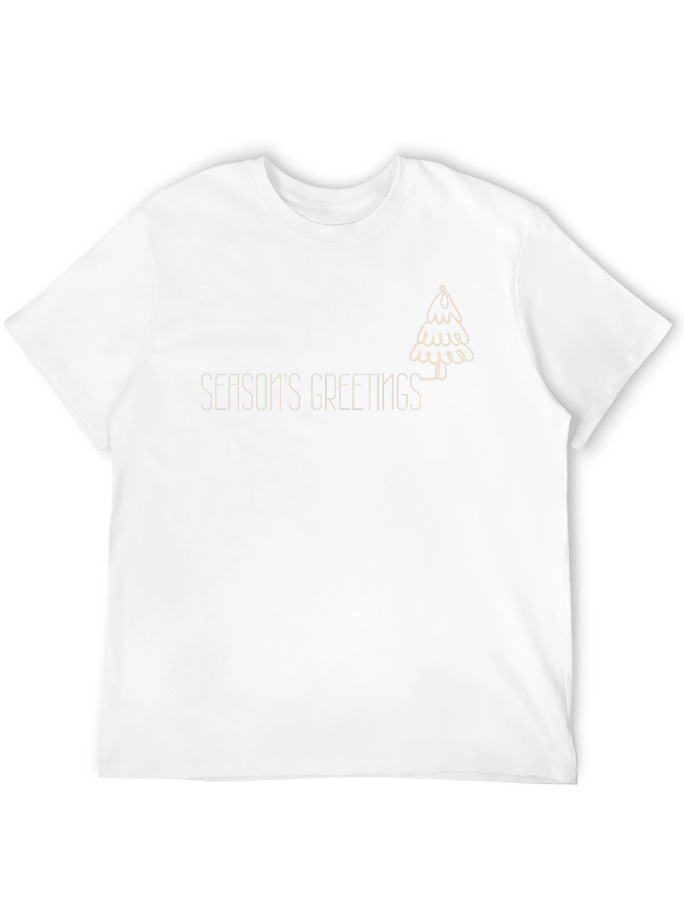 Seasons Greetings Tree Graphic Tee