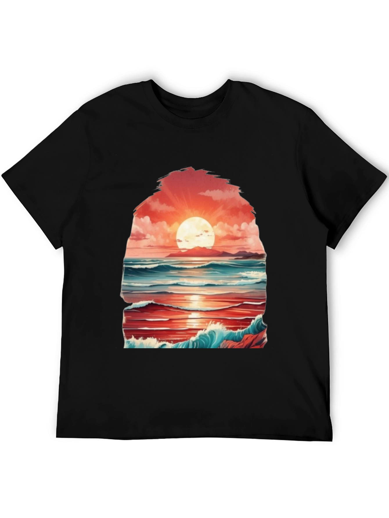 Sunset Seascape Graphic Tee