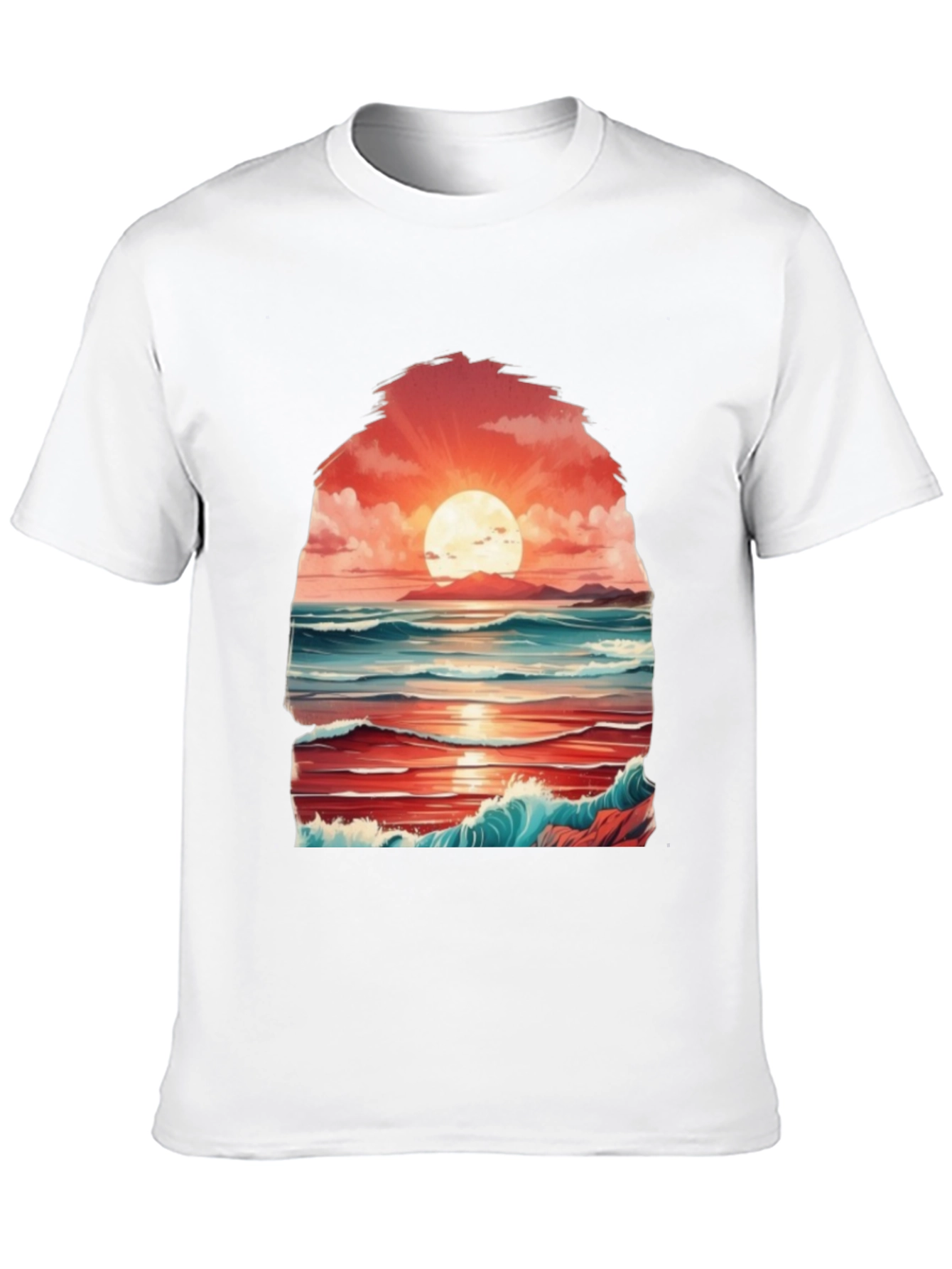 Sunset Seascape Graphic Tee