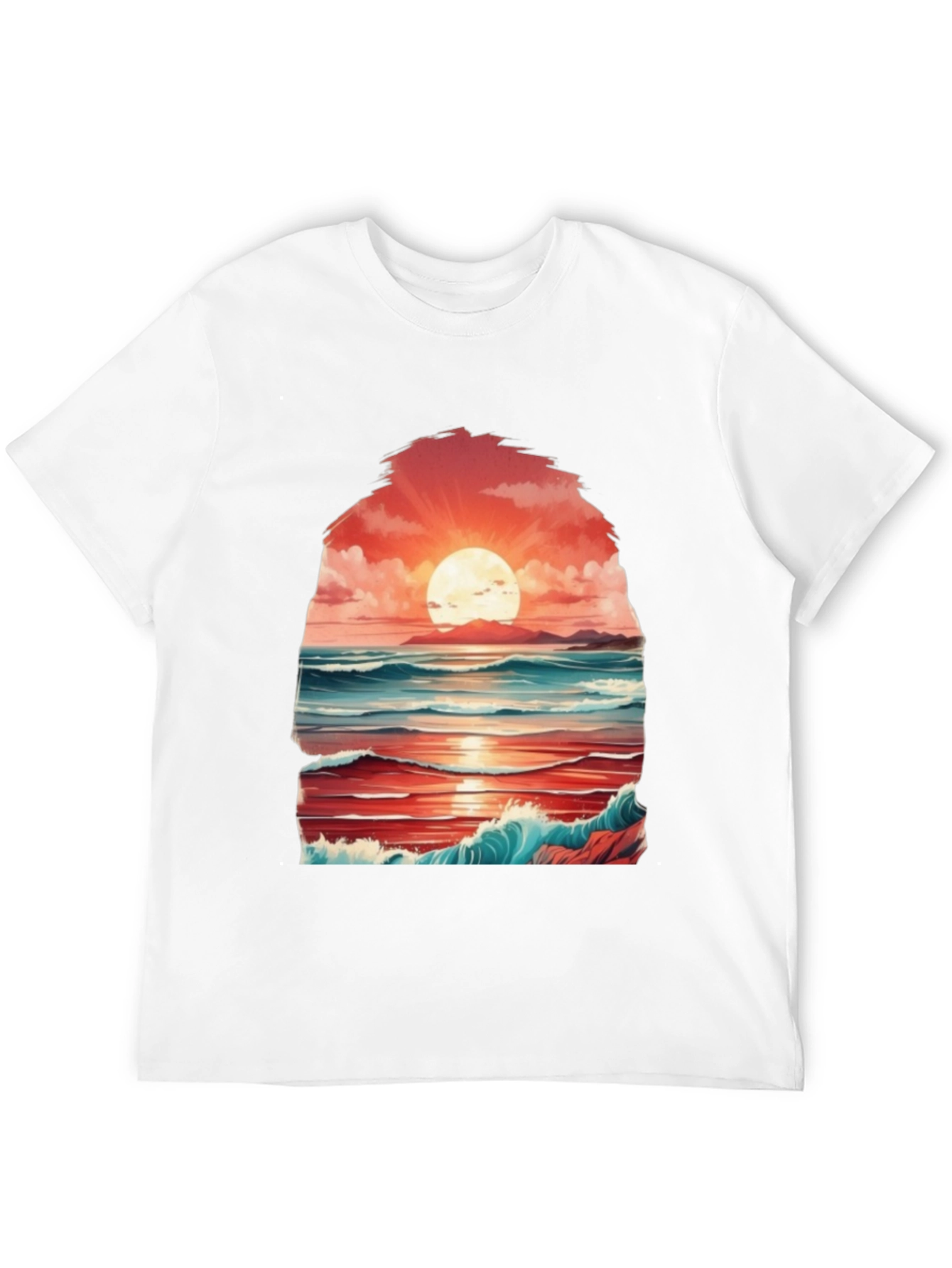 Sunset Seascape Graphic Tee