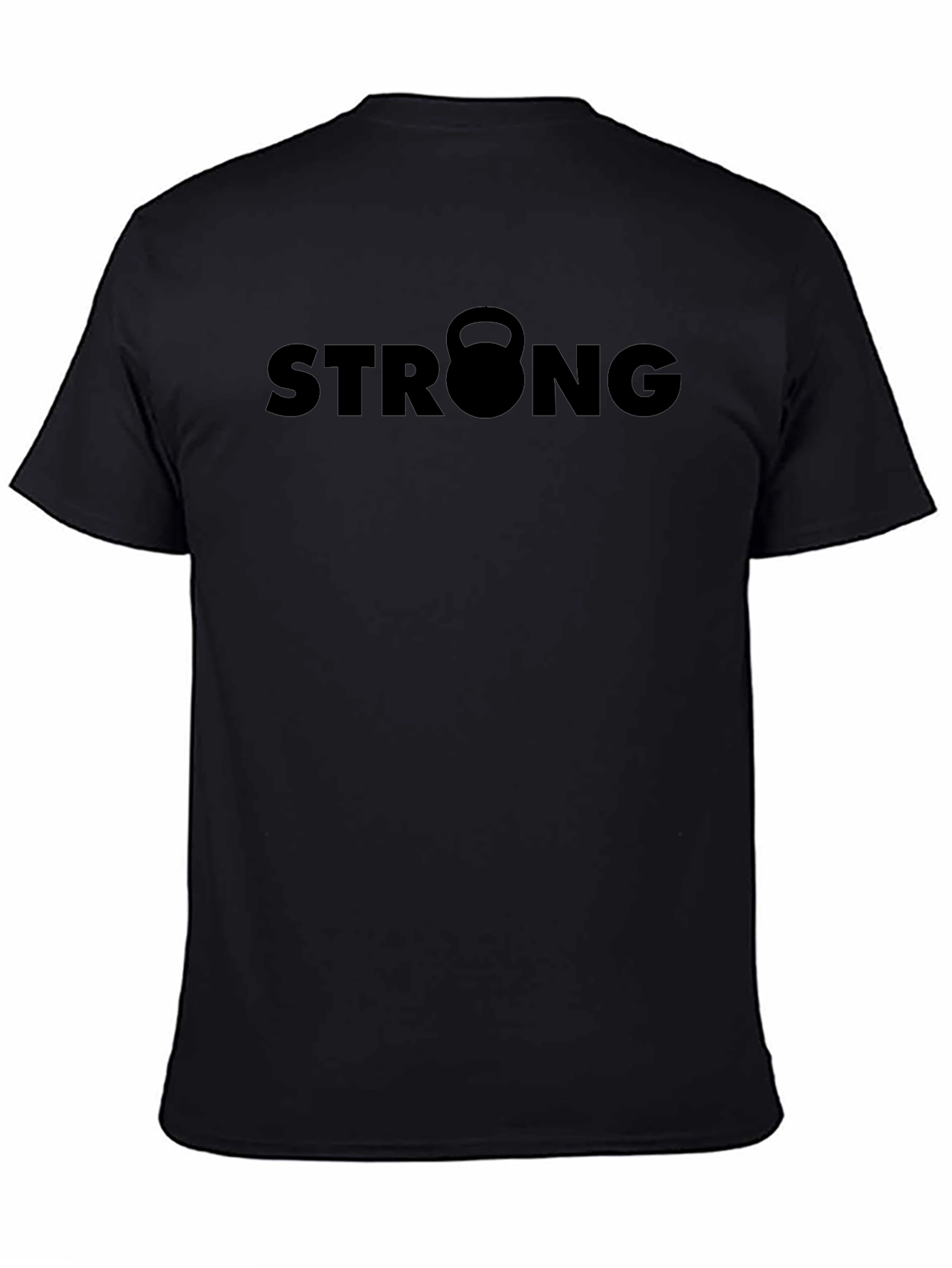 Strong Kettlebell Black T-Shirt