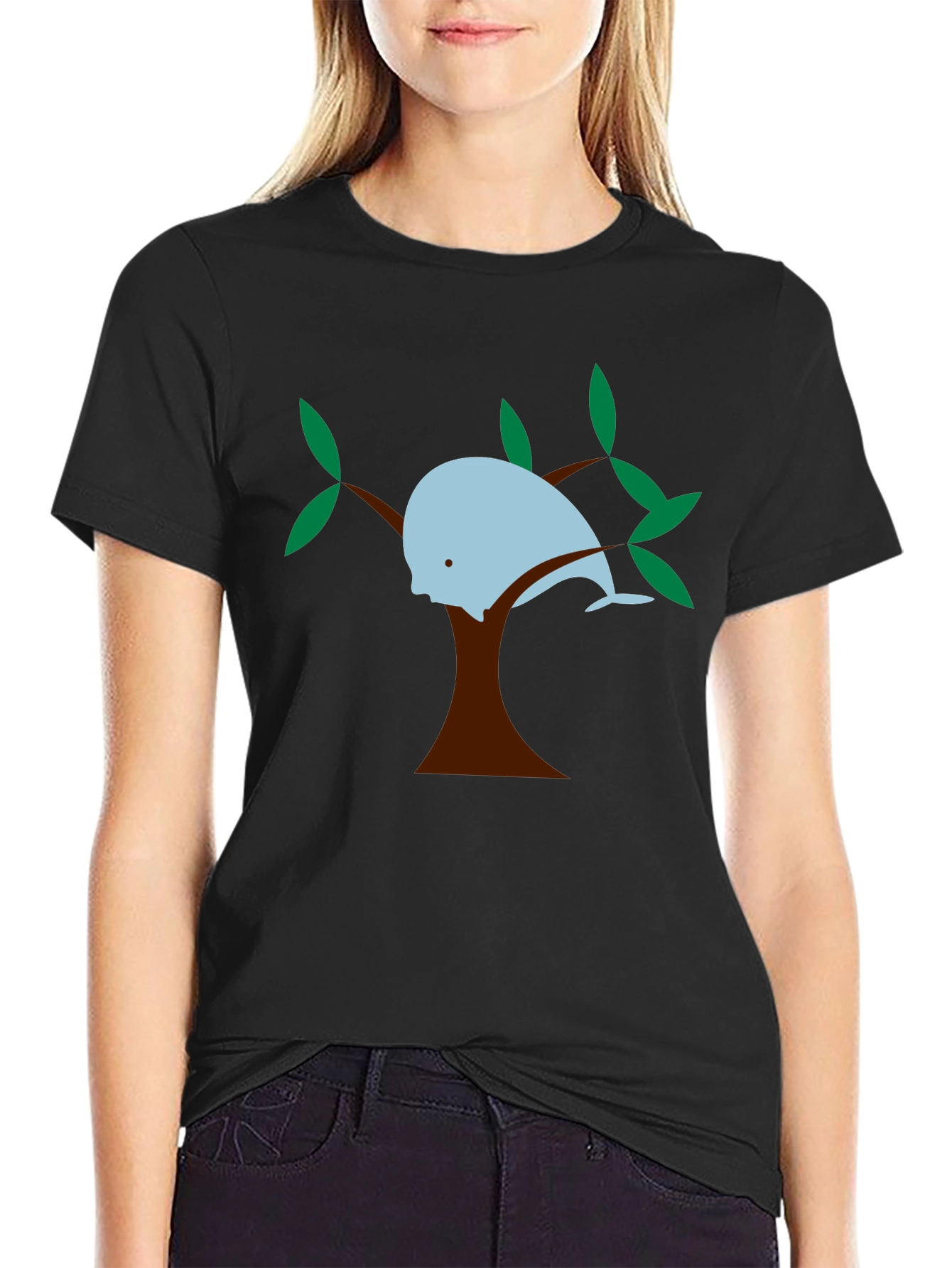 Whale in a Tree Graphic Tee