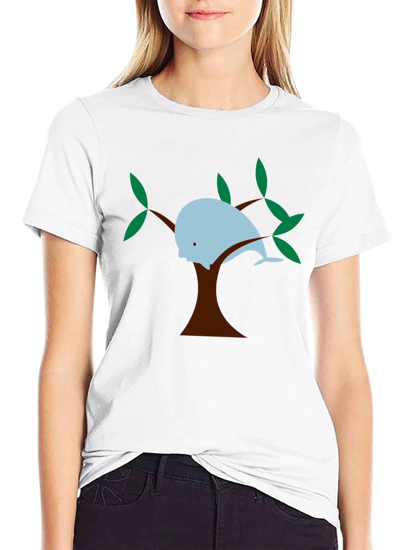 Whale in a Tree Graphic Tee