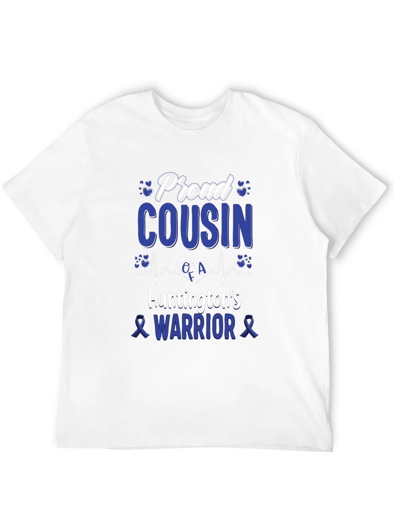 Proud Cousin Huntingtons Warrior T-Shirt