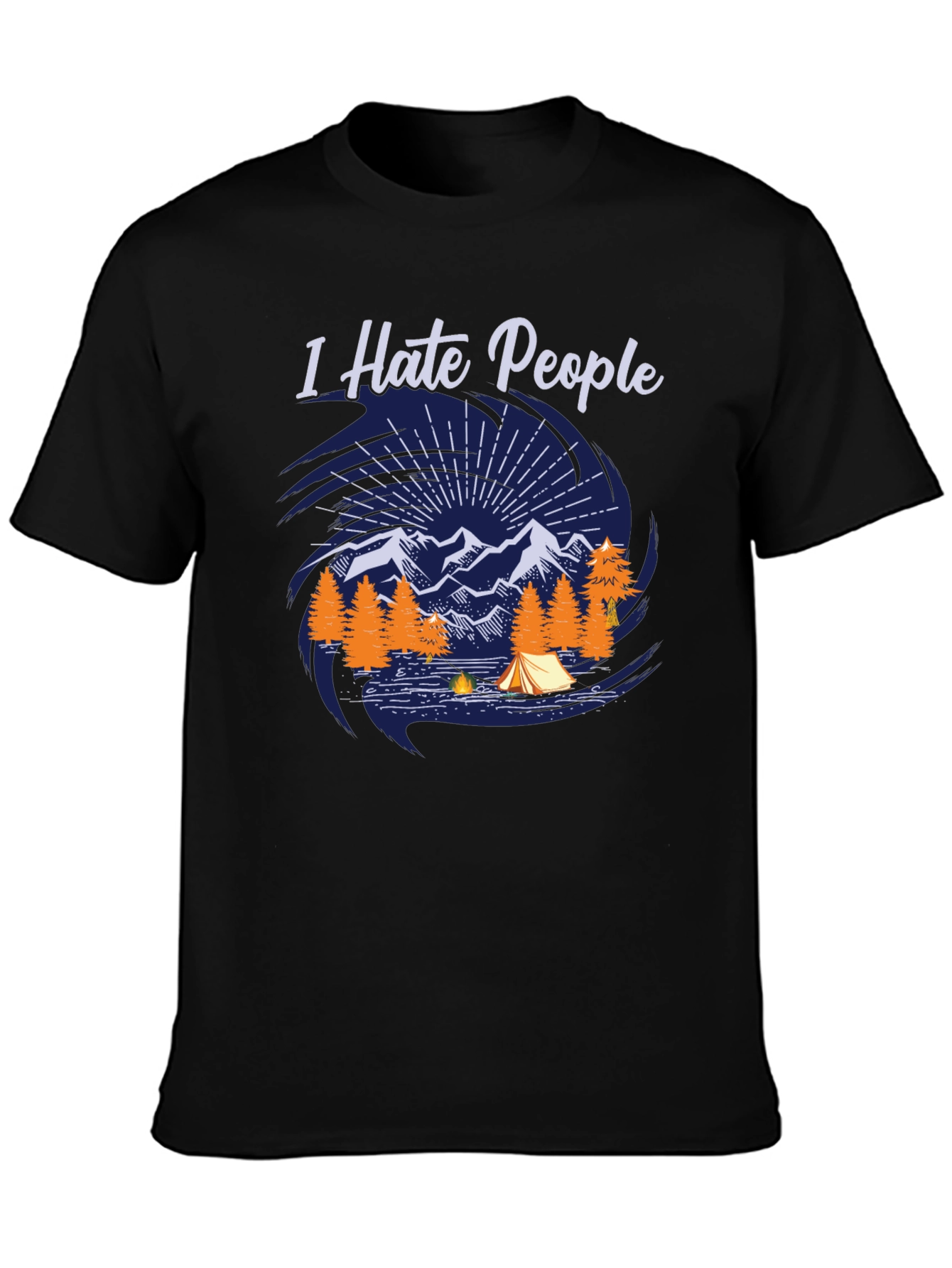 I Hate People Camping T-Shirt