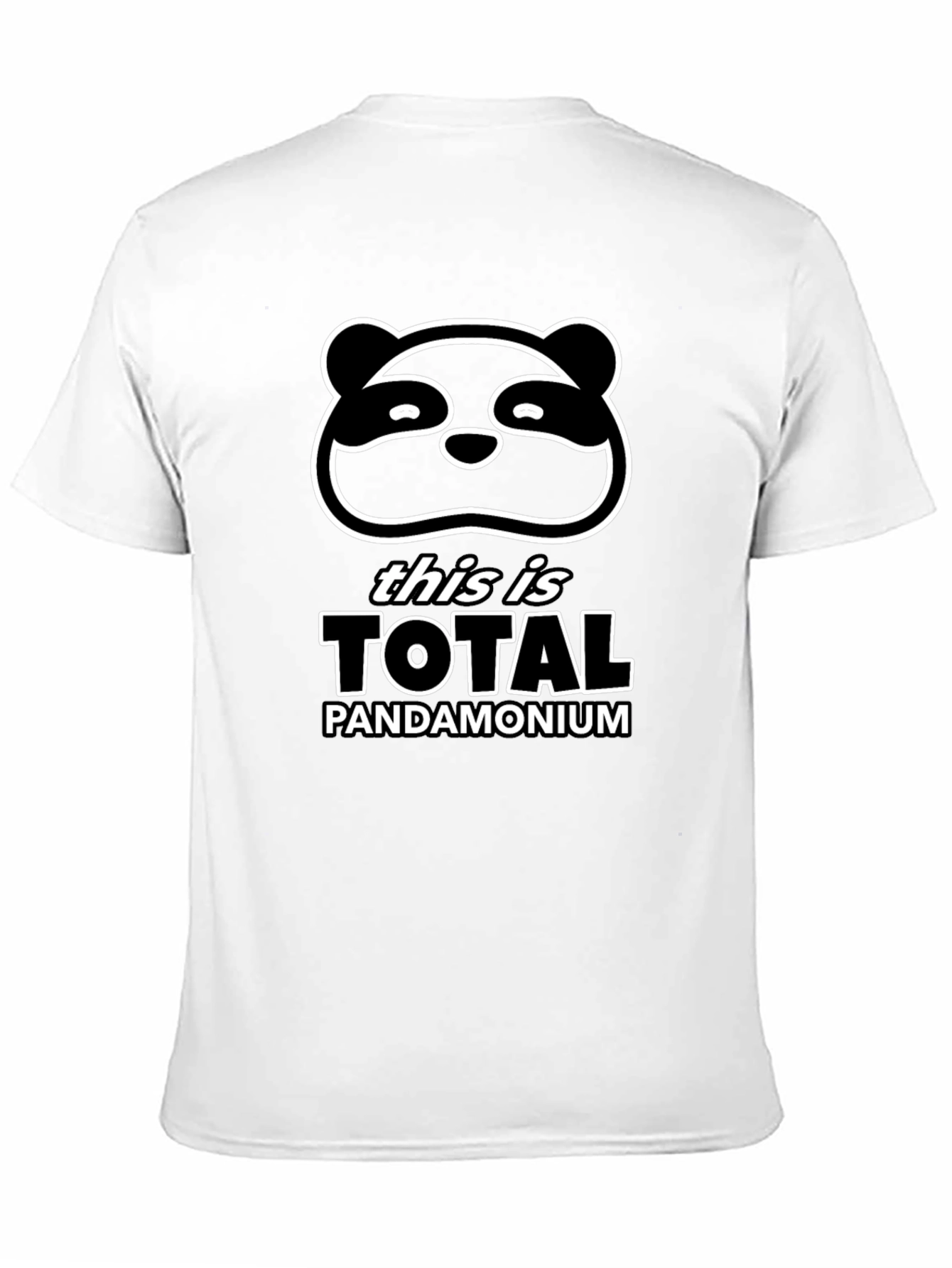 Total Pandamonium Graphic Tee - Funny Panda T-Shirt