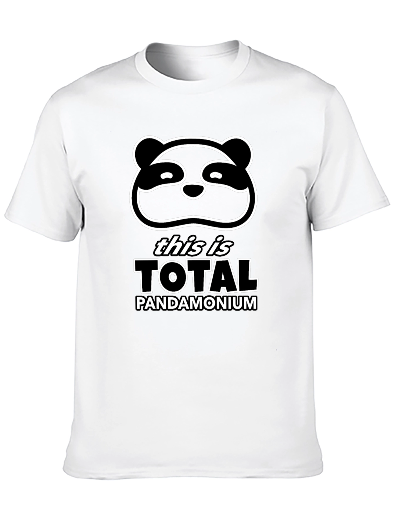 Total Pandamonium Graphic Tee - Funny Panda T-Shirt
