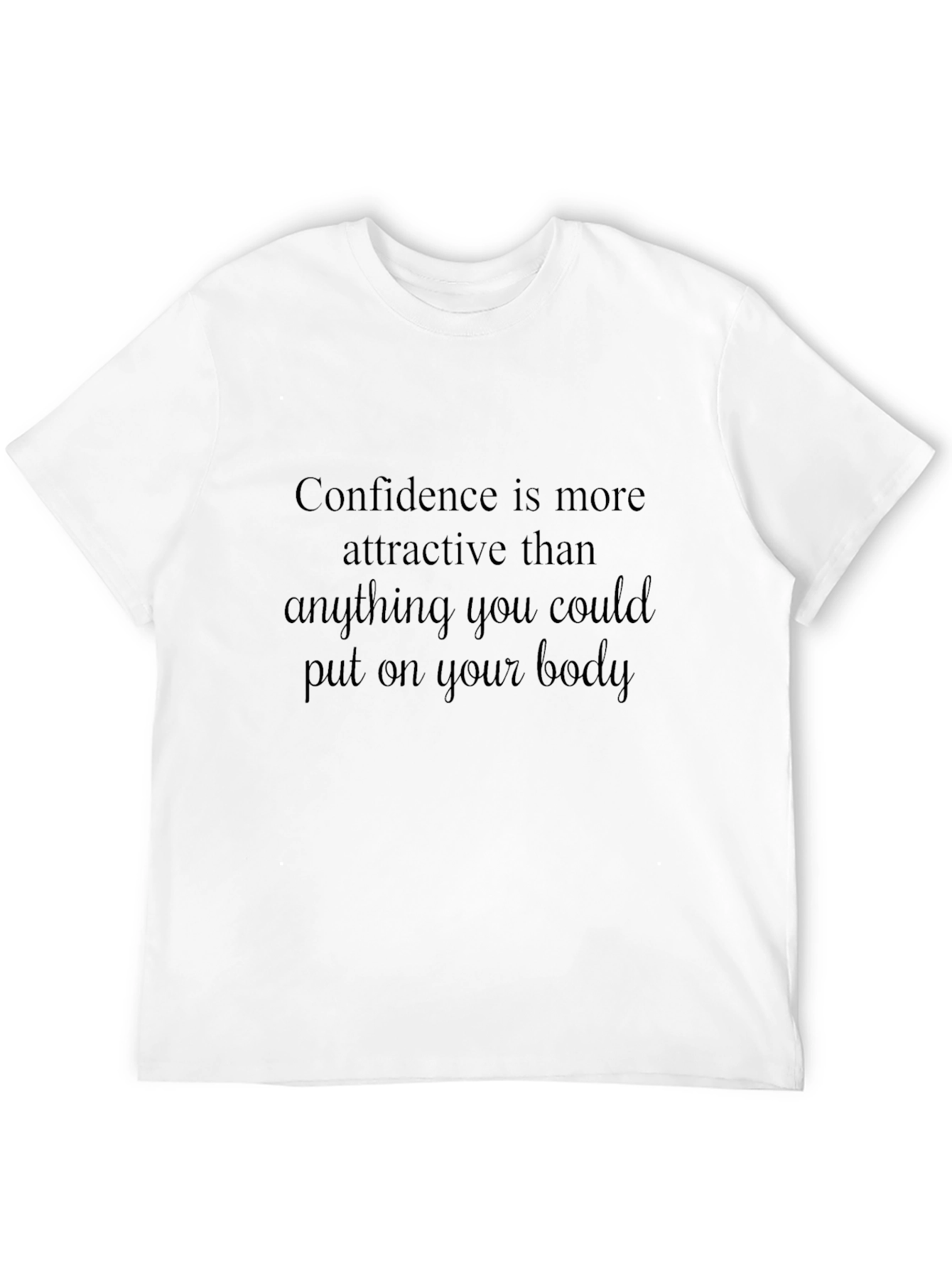 Confidence Graphic Tee - Soft Cotton Blend