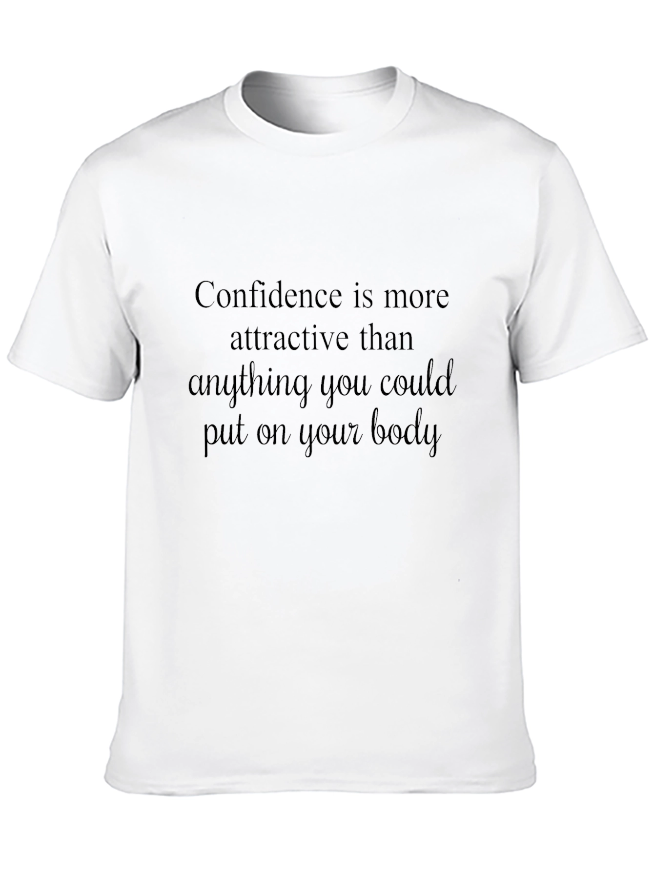 Confidence Graphic Tee - Soft Cotton Blend