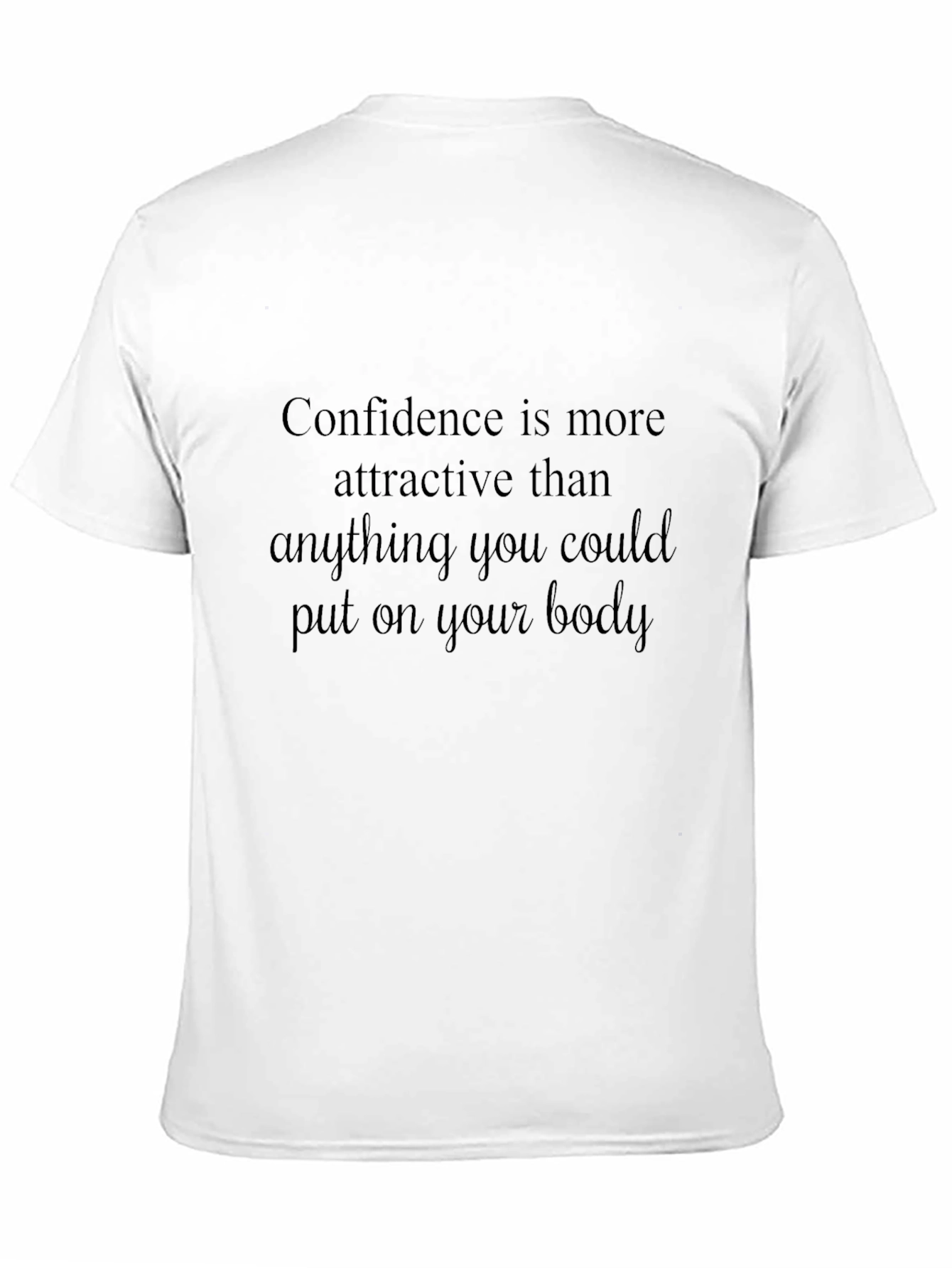 Confidence Graphic Tee - Soft Cotton Blend