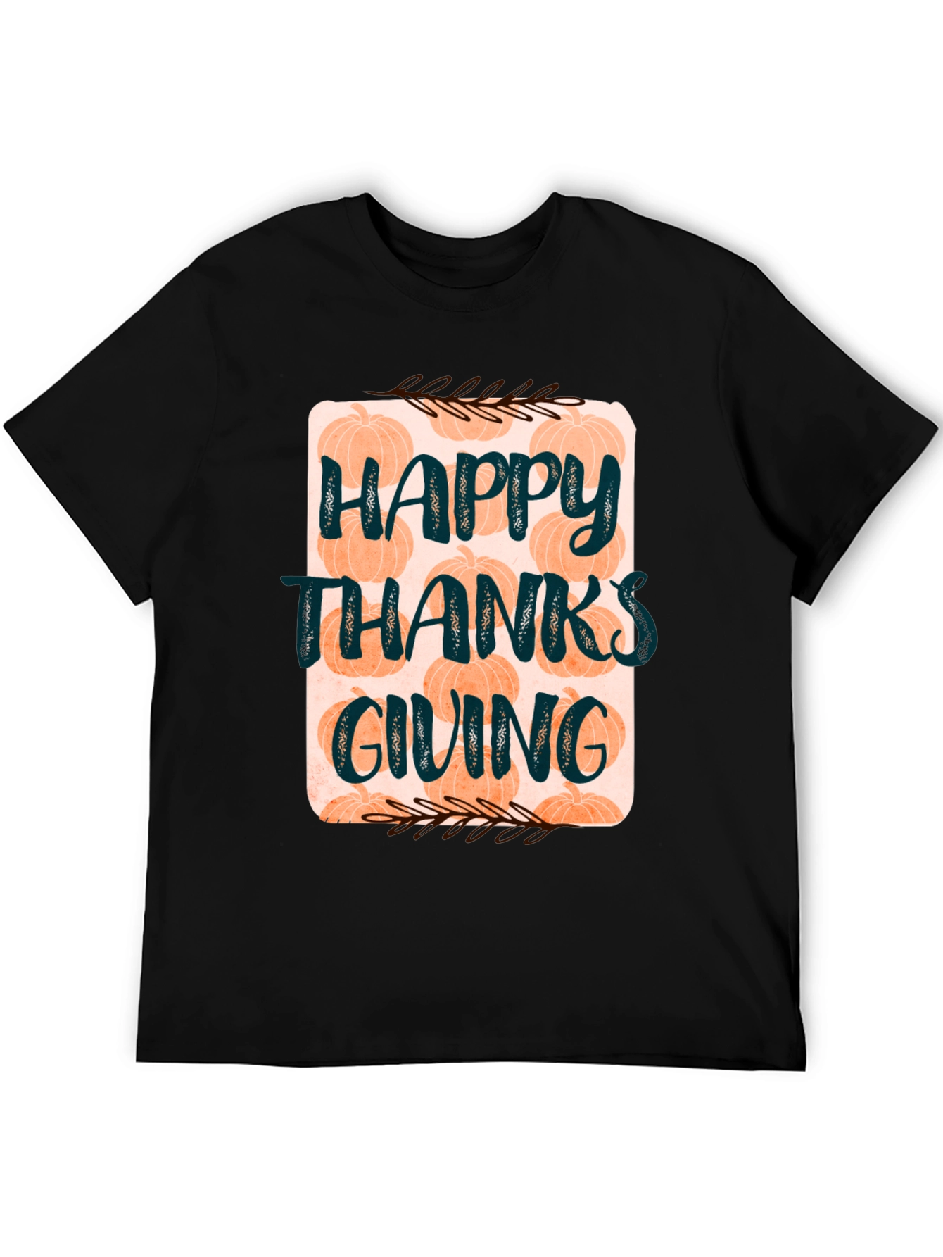 Happy Thanksgiving Pumpkin Graphic Tee