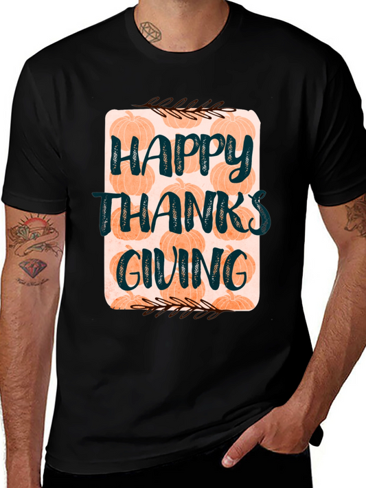 Happy Thanksgiving Pumpkin Graphic Tee