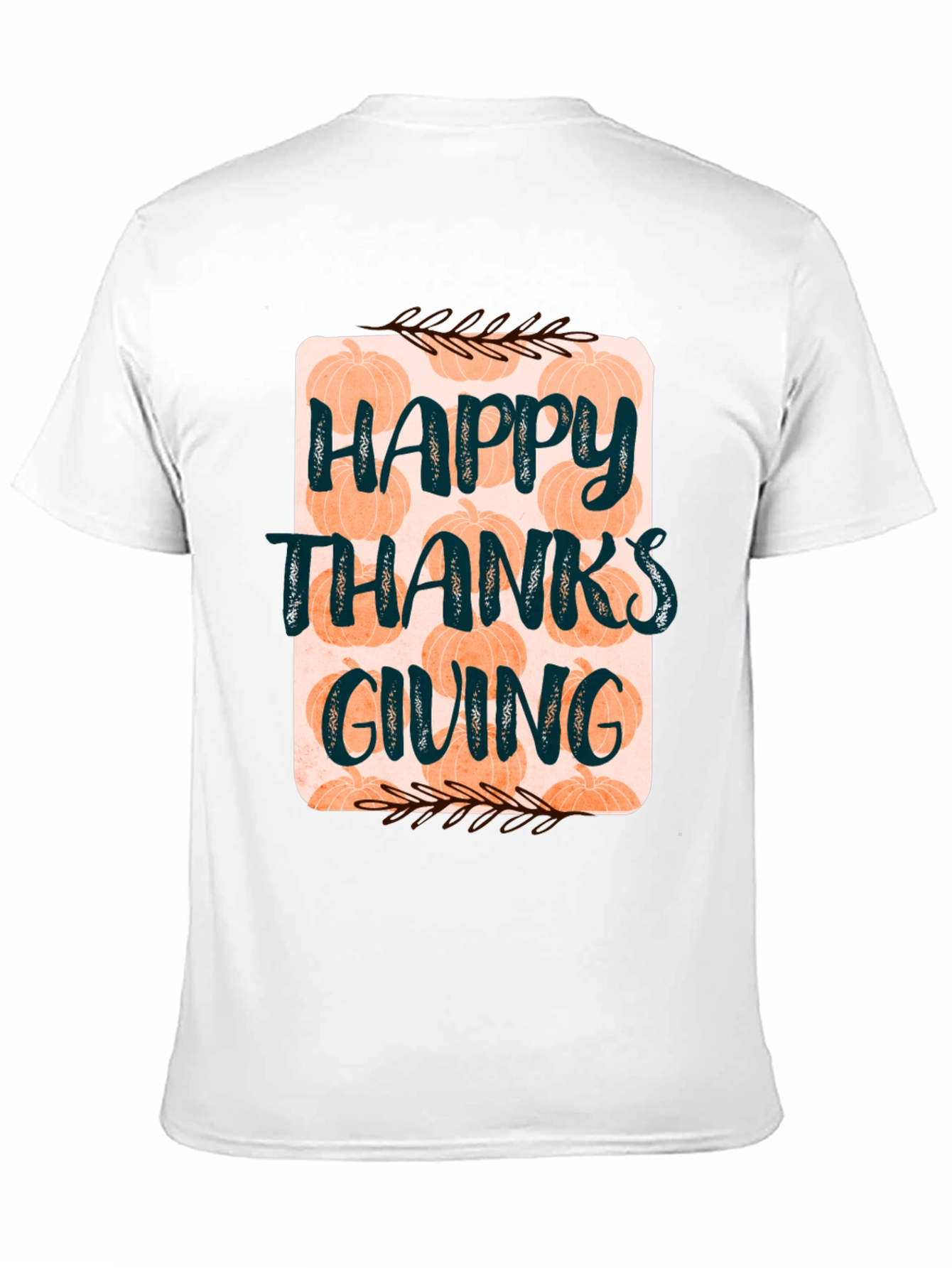 Happy Thanksgiving Pumpkin Graphic Tee
