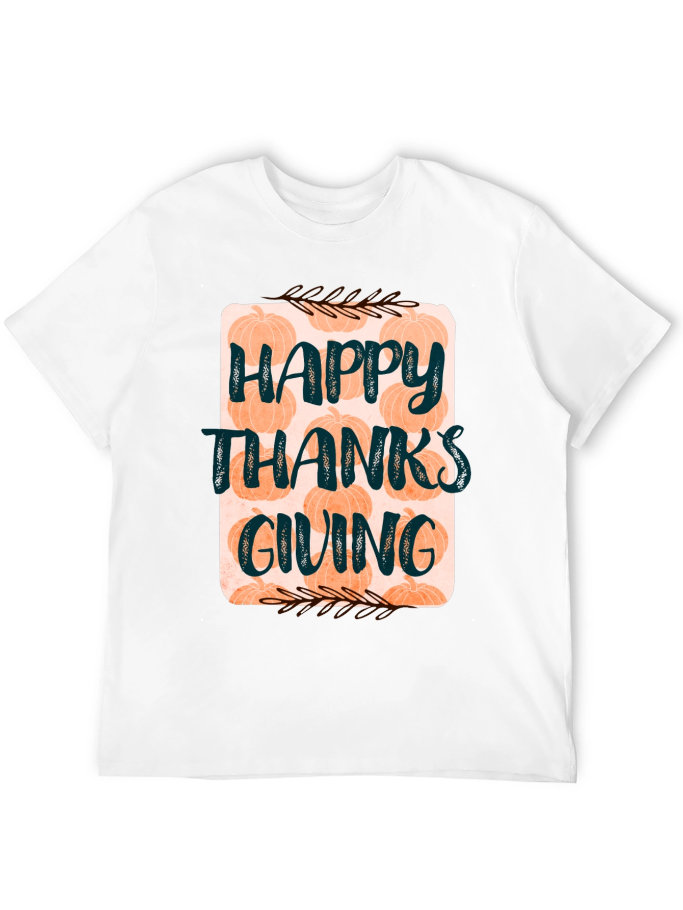 Happy Thanksgiving Pumpkin Graphic Tee