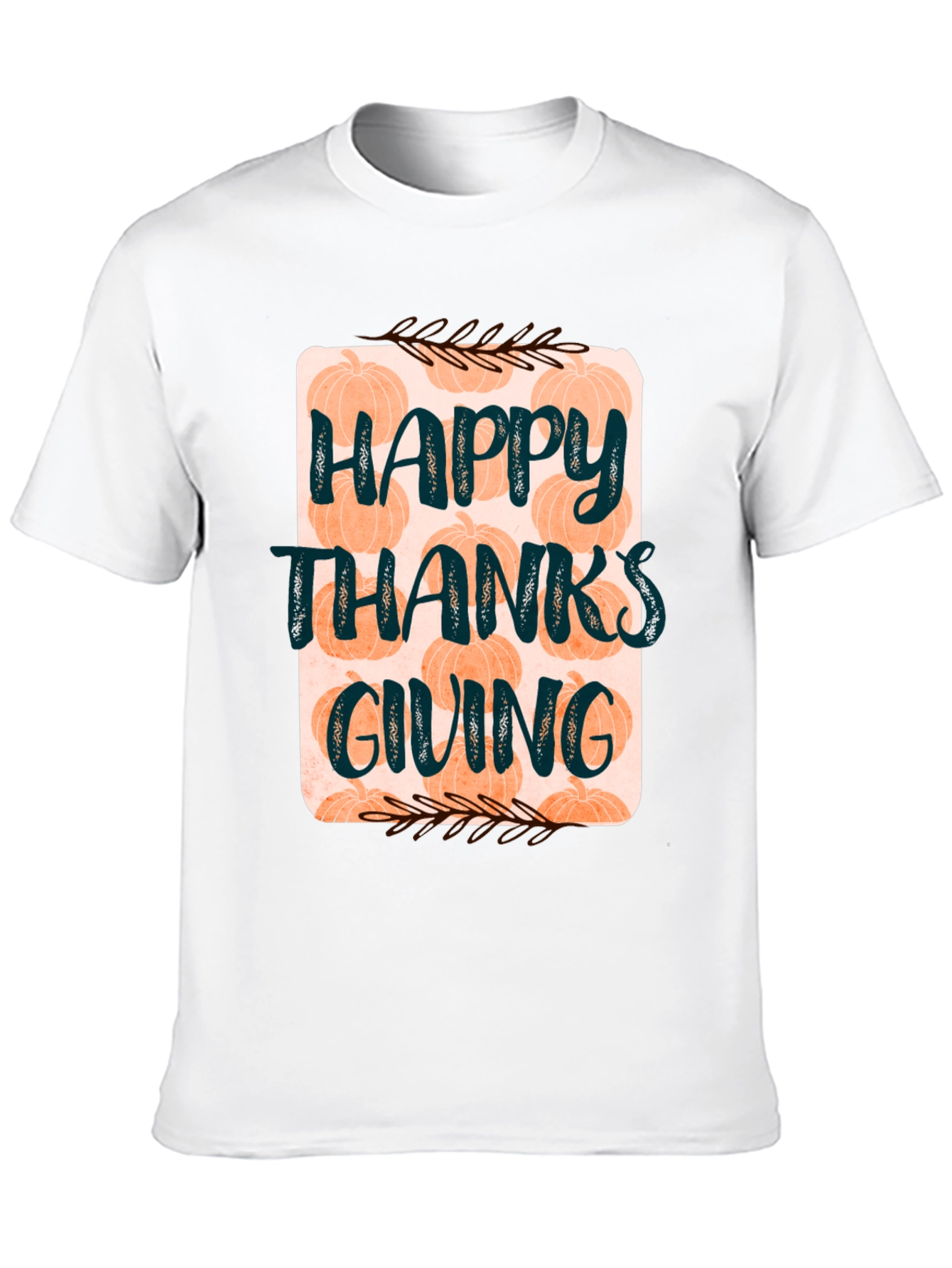 Happy Thanksgiving Pumpkin Graphic Tee